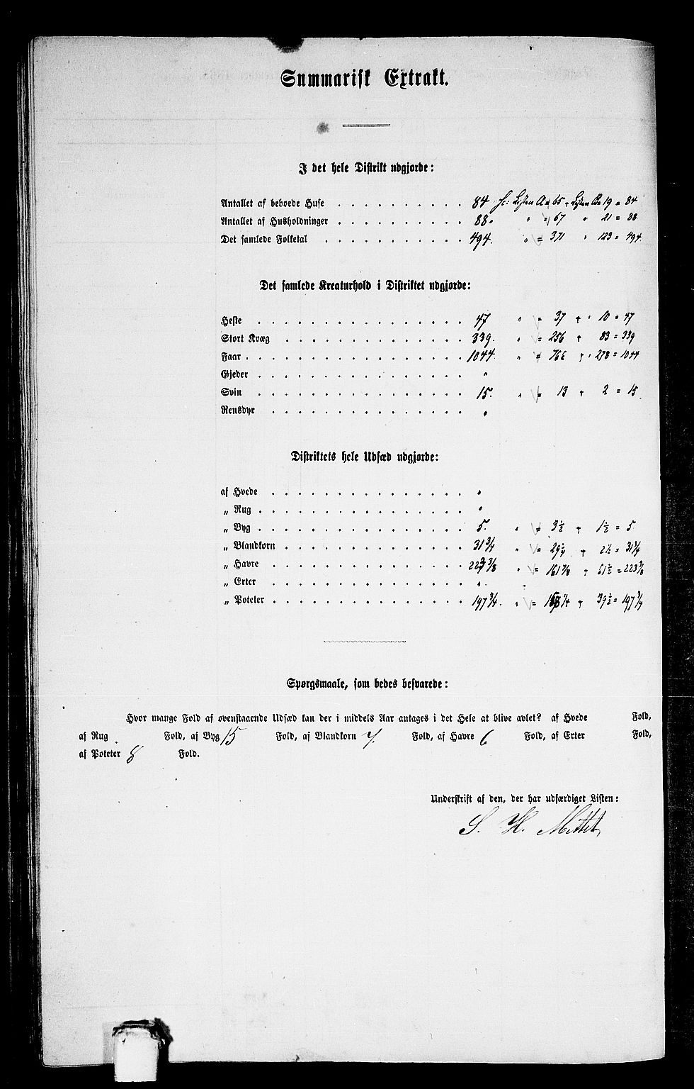 RA, 1865 census for Veøy, 1865, p. 81