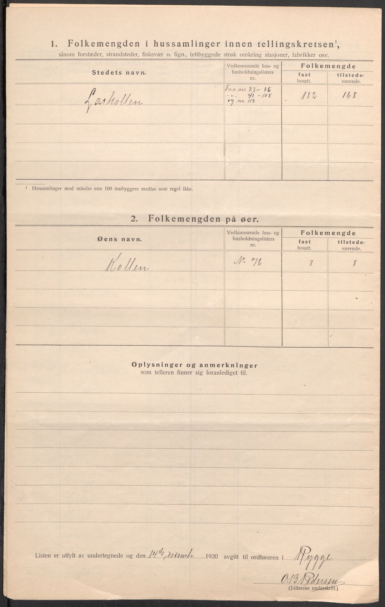 SAO, 1920 census for Rygge, 1920, p. 34
