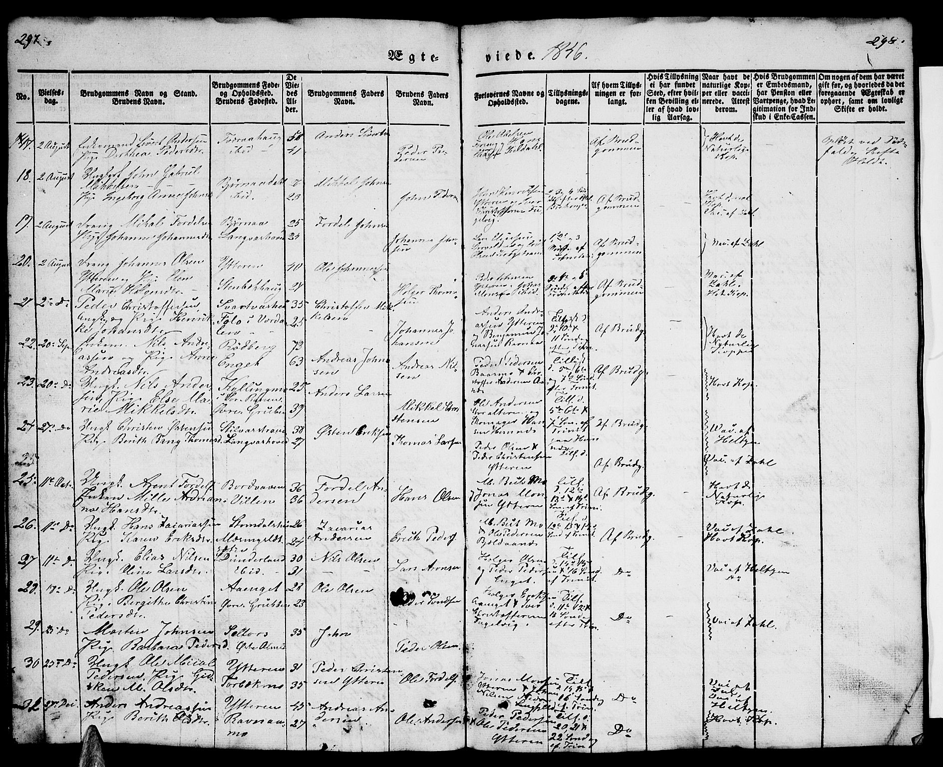 Ministerialprotokoller, klokkerbøker og fødselsregistre - Nordland, AV/SAT-A-1459/827/L0413: Parish register (copy) no. 827C02, 1842-1852, p. 297-298