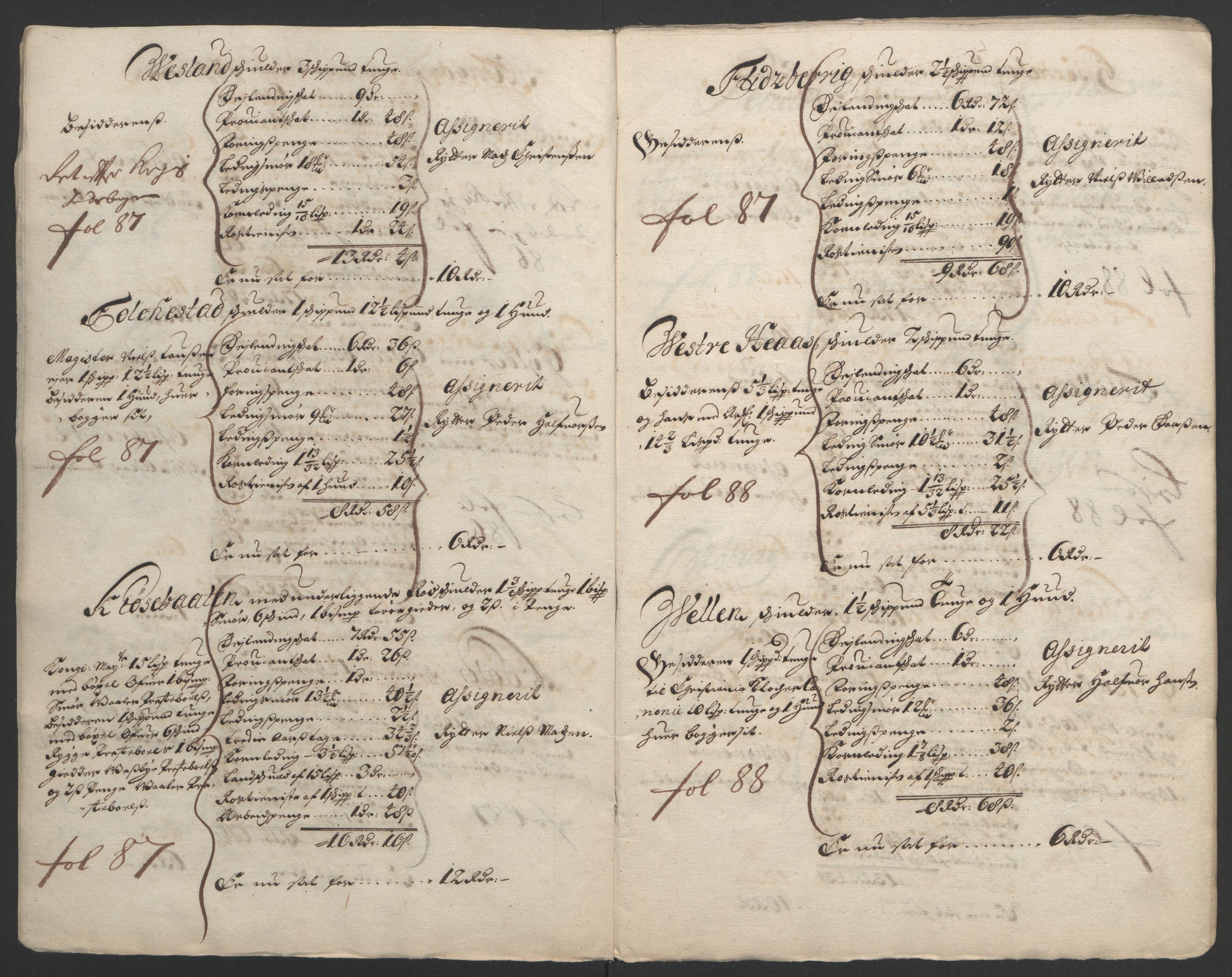 Rentekammeret inntil 1814, Reviderte regnskaper, Fogderegnskap, AV/RA-EA-4092/R03/L0121: Fogderegnskap Onsøy, Tune, Veme og Åbygge fogderi, 1694, p. 272