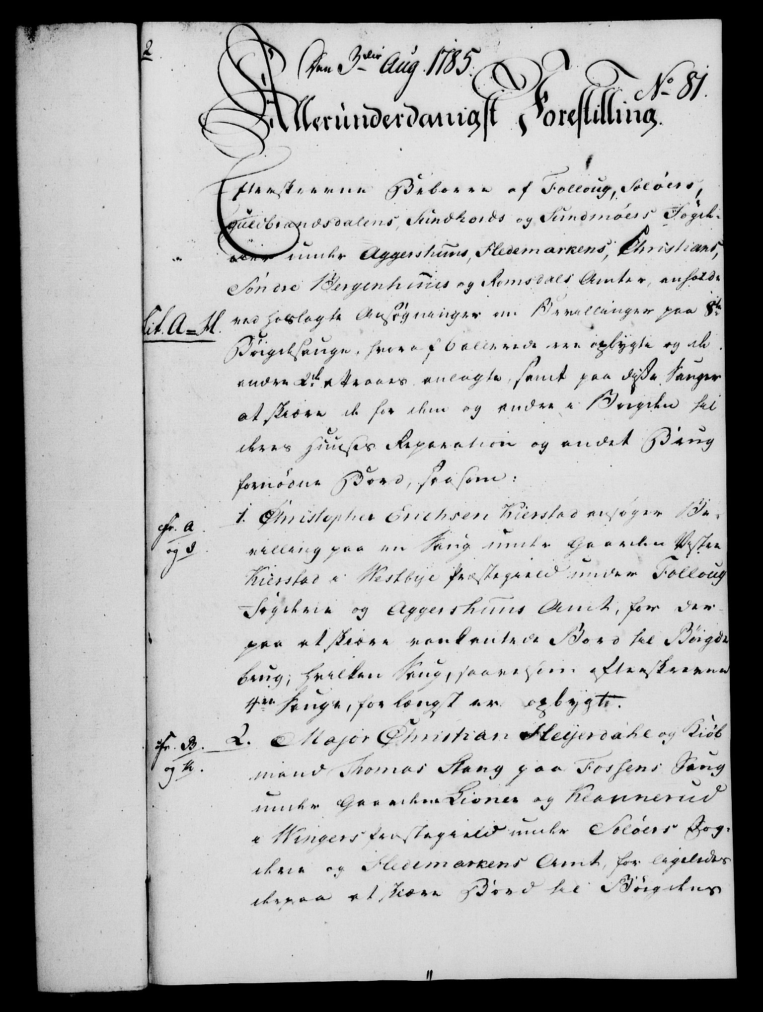 Rentekammeret, Kammerkanselliet, RA/EA-3111/G/Gf/Gfa/L0067: Norsk relasjons- og resolusjonsprotokoll (merket RK 52.67), 1785, p. 694