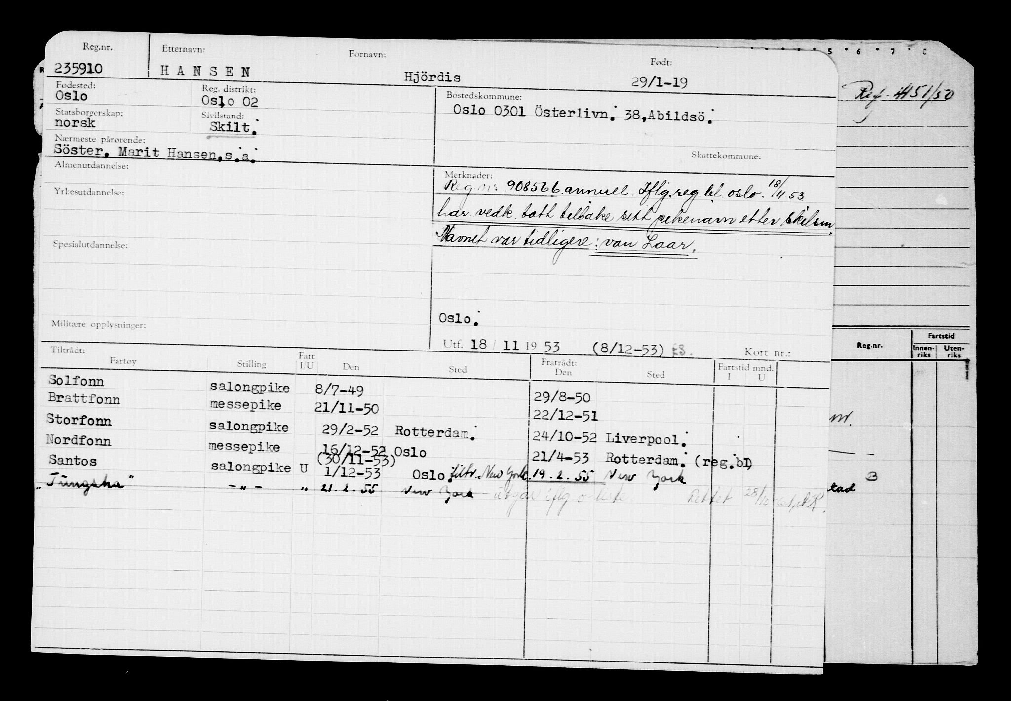 Direktoratet for sjømenn, AV/RA-S-3545/G/Gb/L0165: Hovedkort, 1918-1919, p. 796