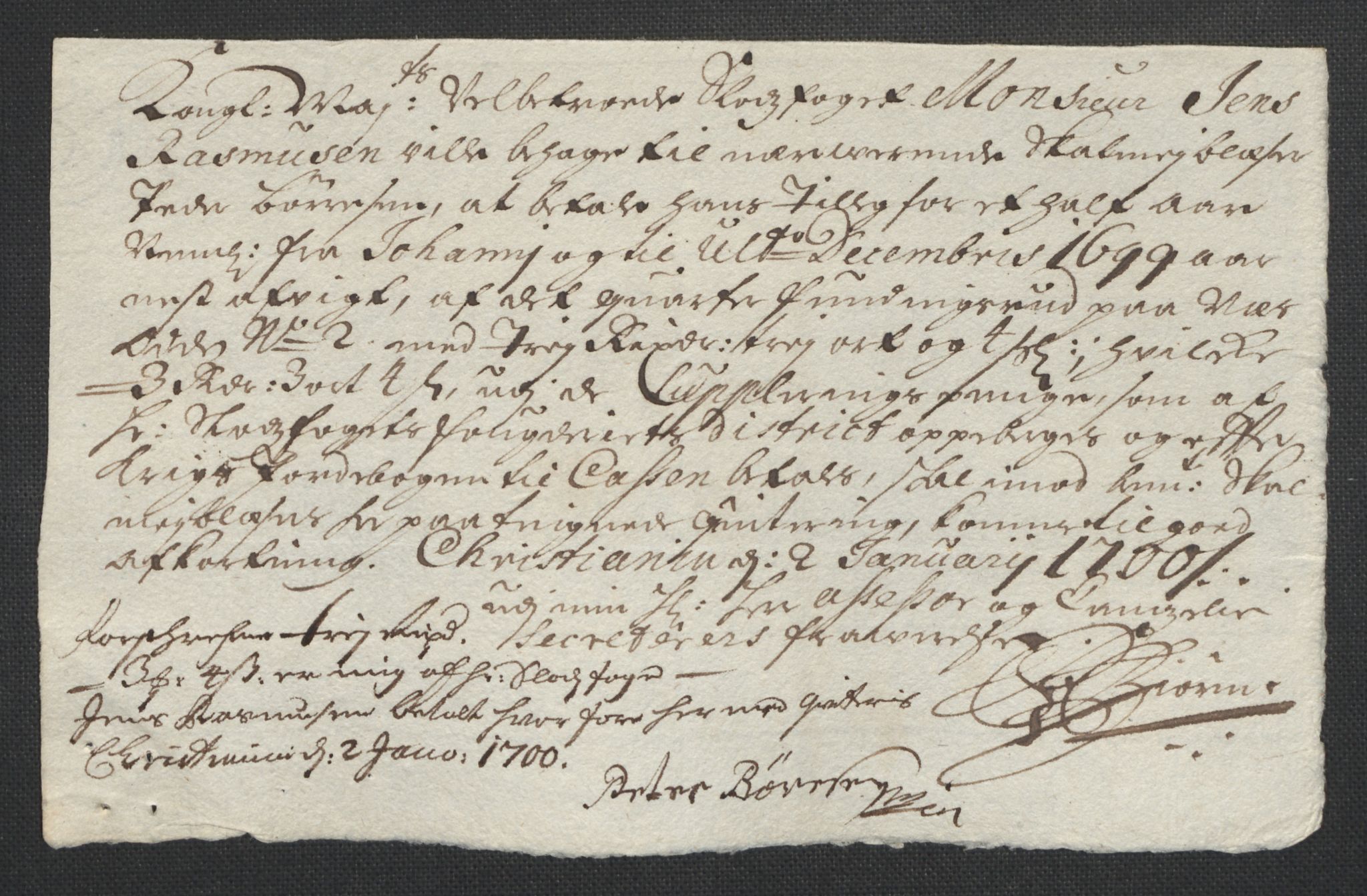 Rentekammeret inntil 1814, Reviderte regnskaper, Fogderegnskap, AV/RA-EA-4092/R10/L0442: Fogderegnskap Aker og Follo, 1699, p. 281