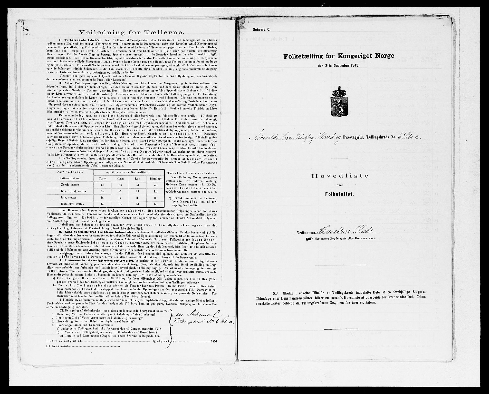 SAB, 1875 census for 1428P Askvoll, 1875, p. 14