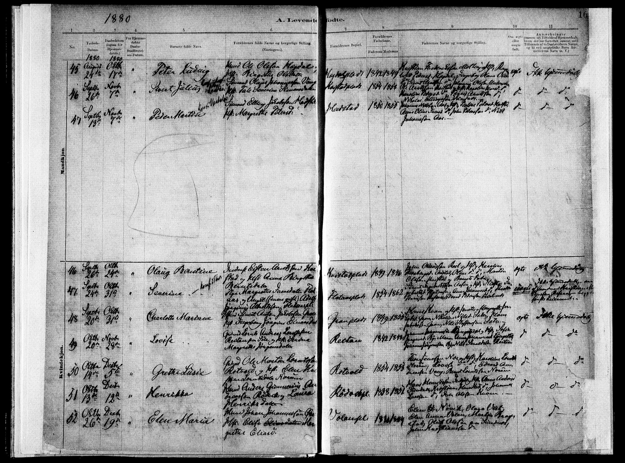 Ministerialprotokoller, klokkerbøker og fødselsregistre - Nord-Trøndelag, SAT/A-1458/730/L0285: Parish register (official) no. 730A10, 1879-1914, p. 16