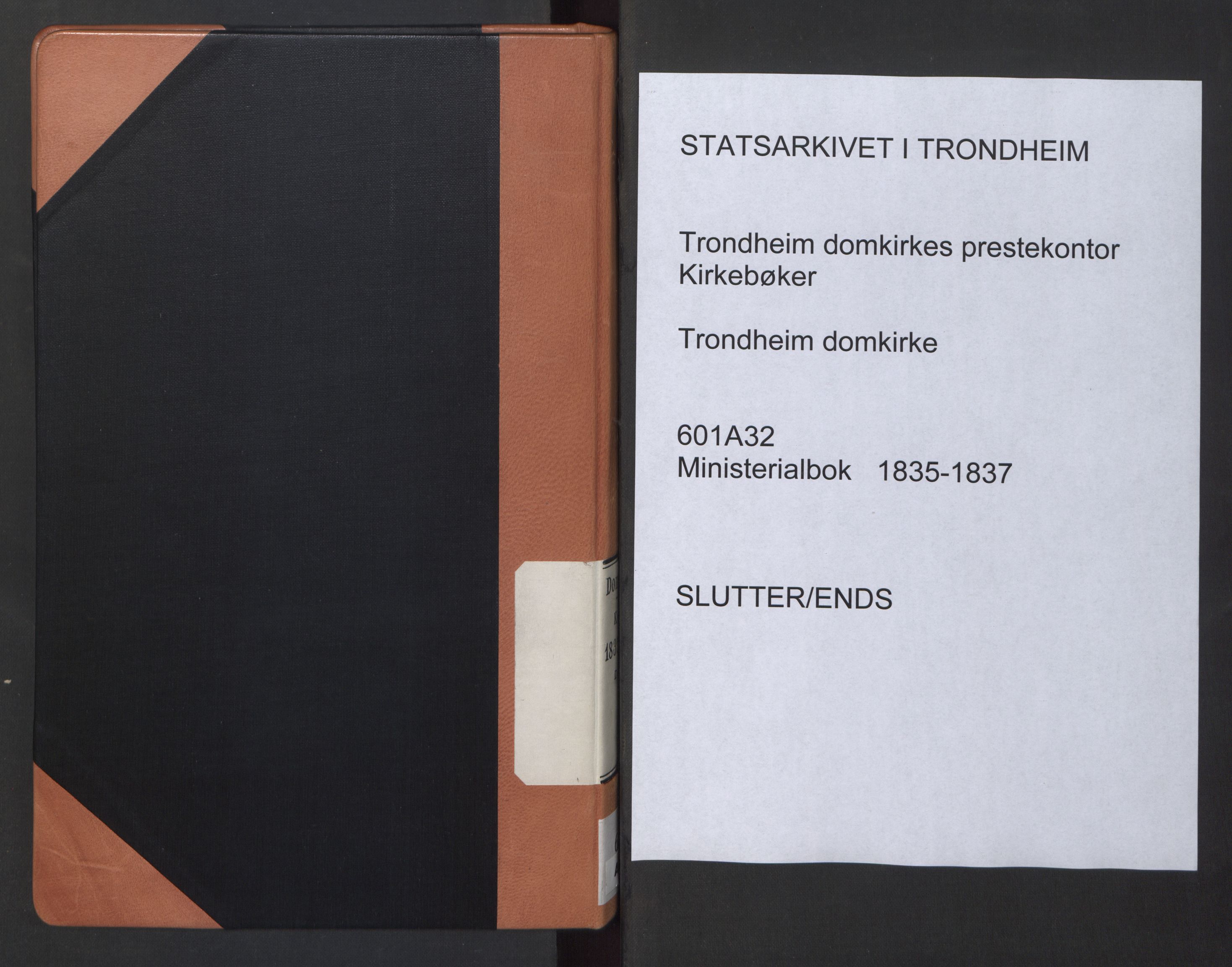 Ministerialprotokoller, klokkerbøker og fødselsregistre - Sør-Trøndelag, AV/SAT-A-1456/601/L0065: Diary records no. 601A32, 1835-1837