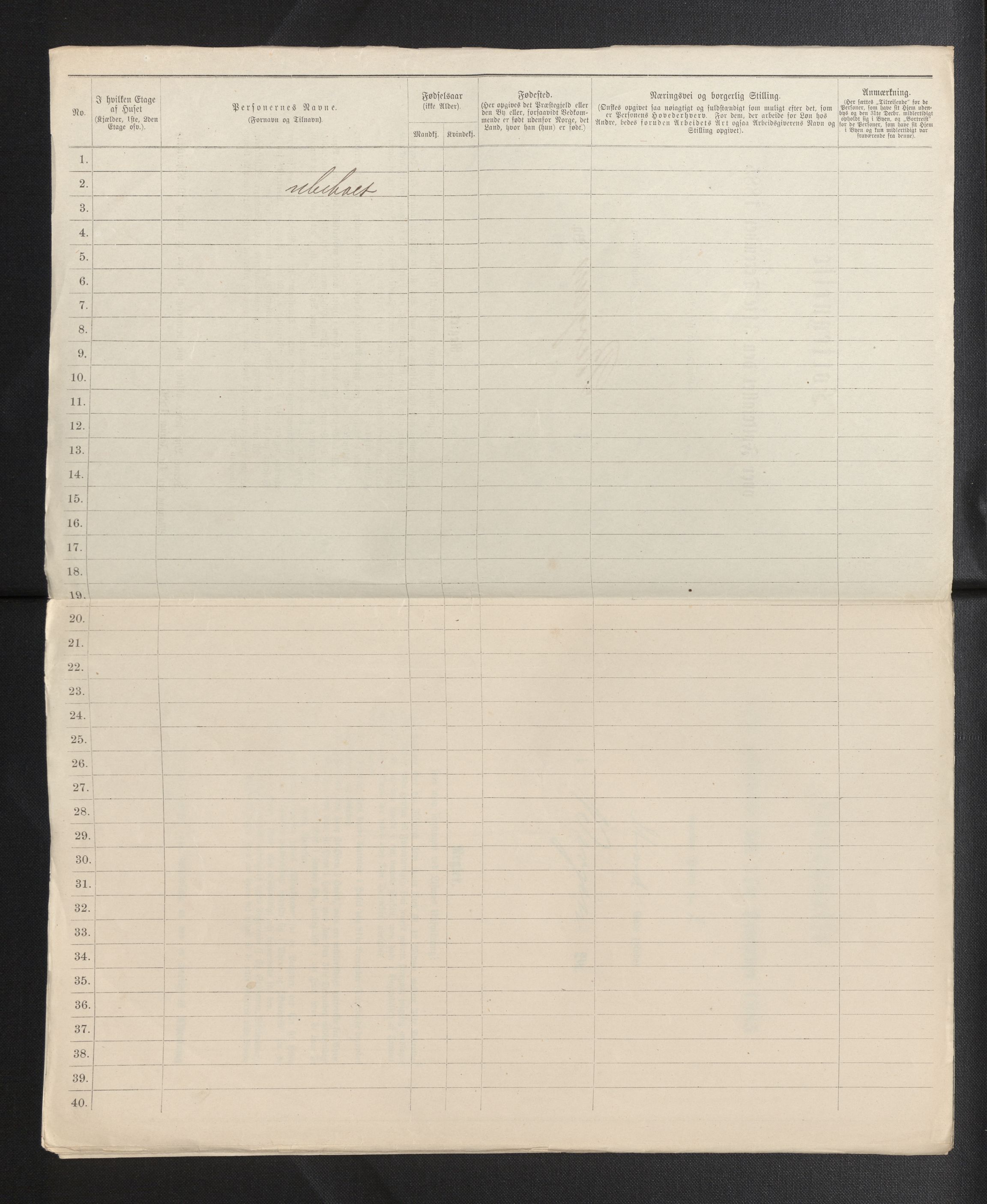 SAB, 1885 census for 1301 Bergen, 1885, p. 6356