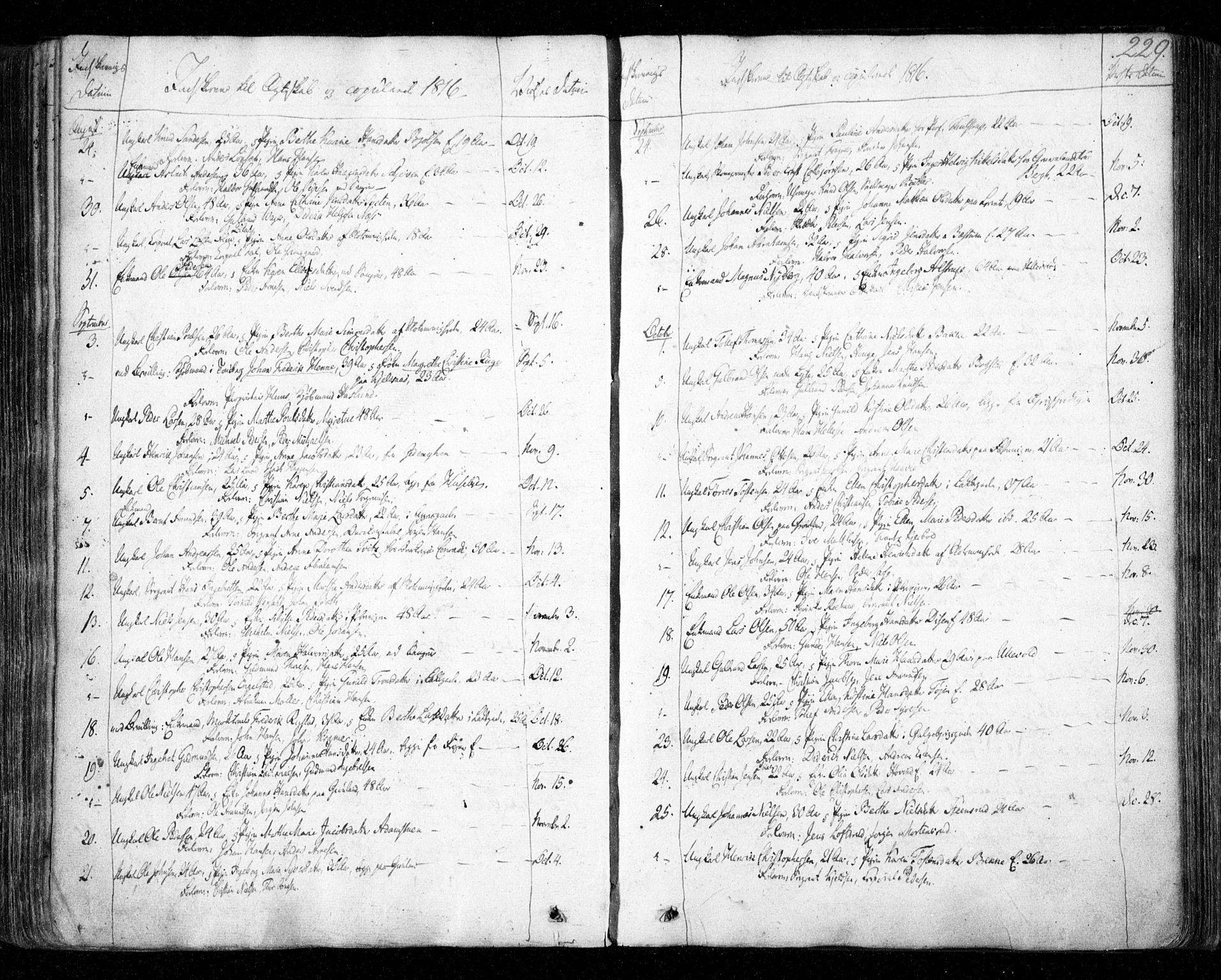 Aker prestekontor kirkebøker, SAO/A-10861/F/L0011: Parish register (official) no. 11, 1810-1819, p. 229