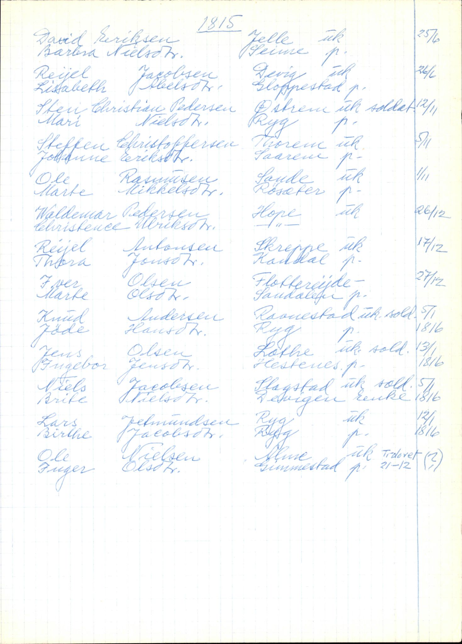 Samling av fulltekstavskrifter, SAB/FULLTEKST/B/14/0004: Gloppen sokneprestembete, ministerialbok nr. A 5, 1785-1815, p. 270