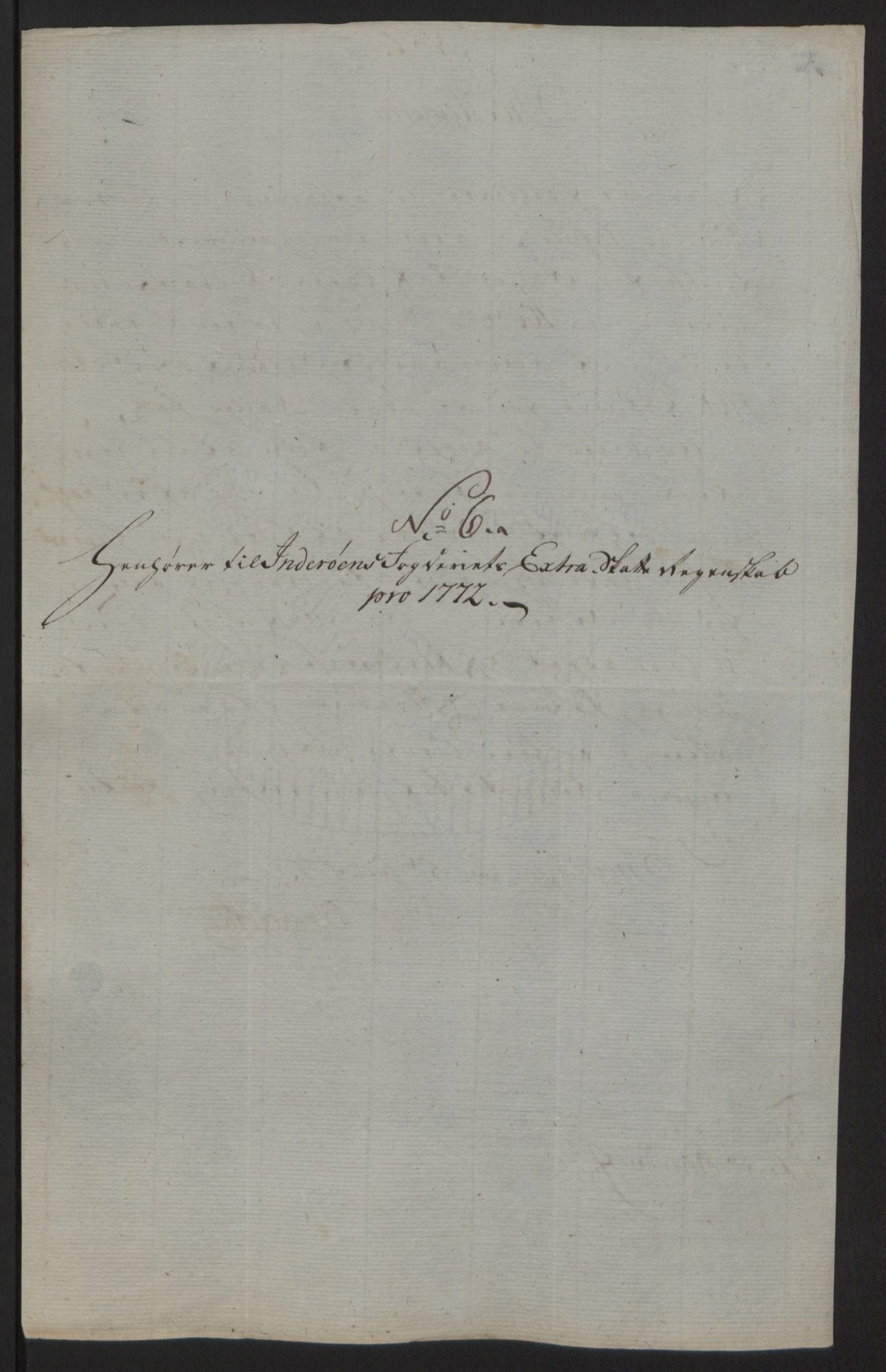 Rentekammeret inntil 1814, Reviderte regnskaper, Fogderegnskap, RA/EA-4092/R63/L4420: Ekstraskatten Inderøy, 1762-1772, p. 509