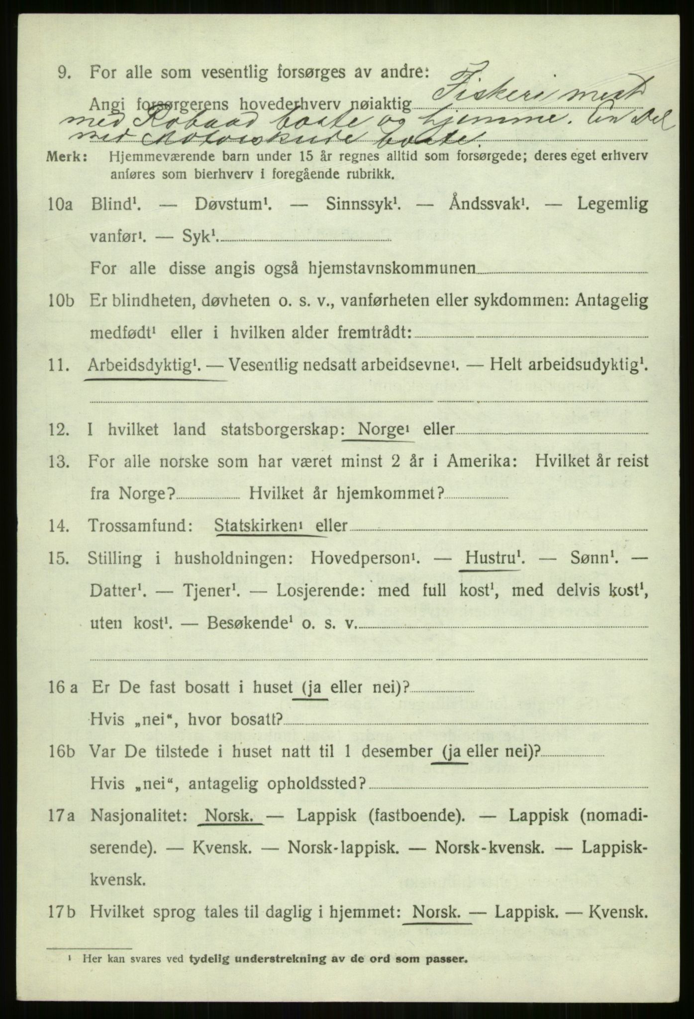 SATØ, 1920 census for Tromsøysund, 1920, p. 11493
