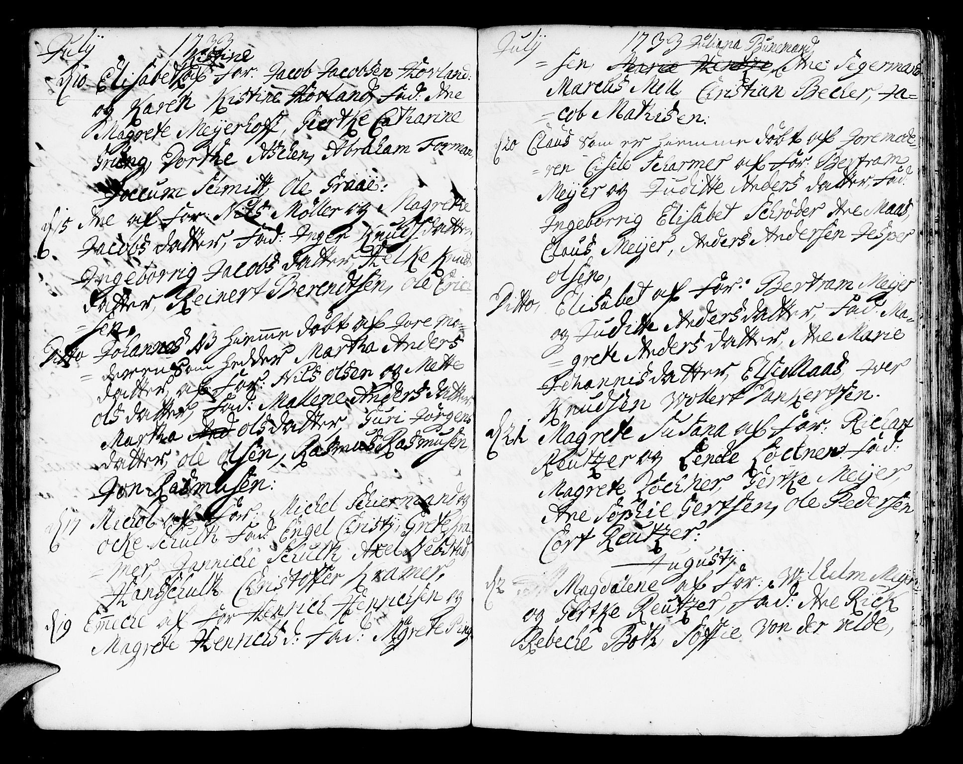 Korskirken sokneprestembete, AV/SAB-A-76101/H/Haa/L0004: Parish register (official) no. A 4, 1720-1750, p. 126