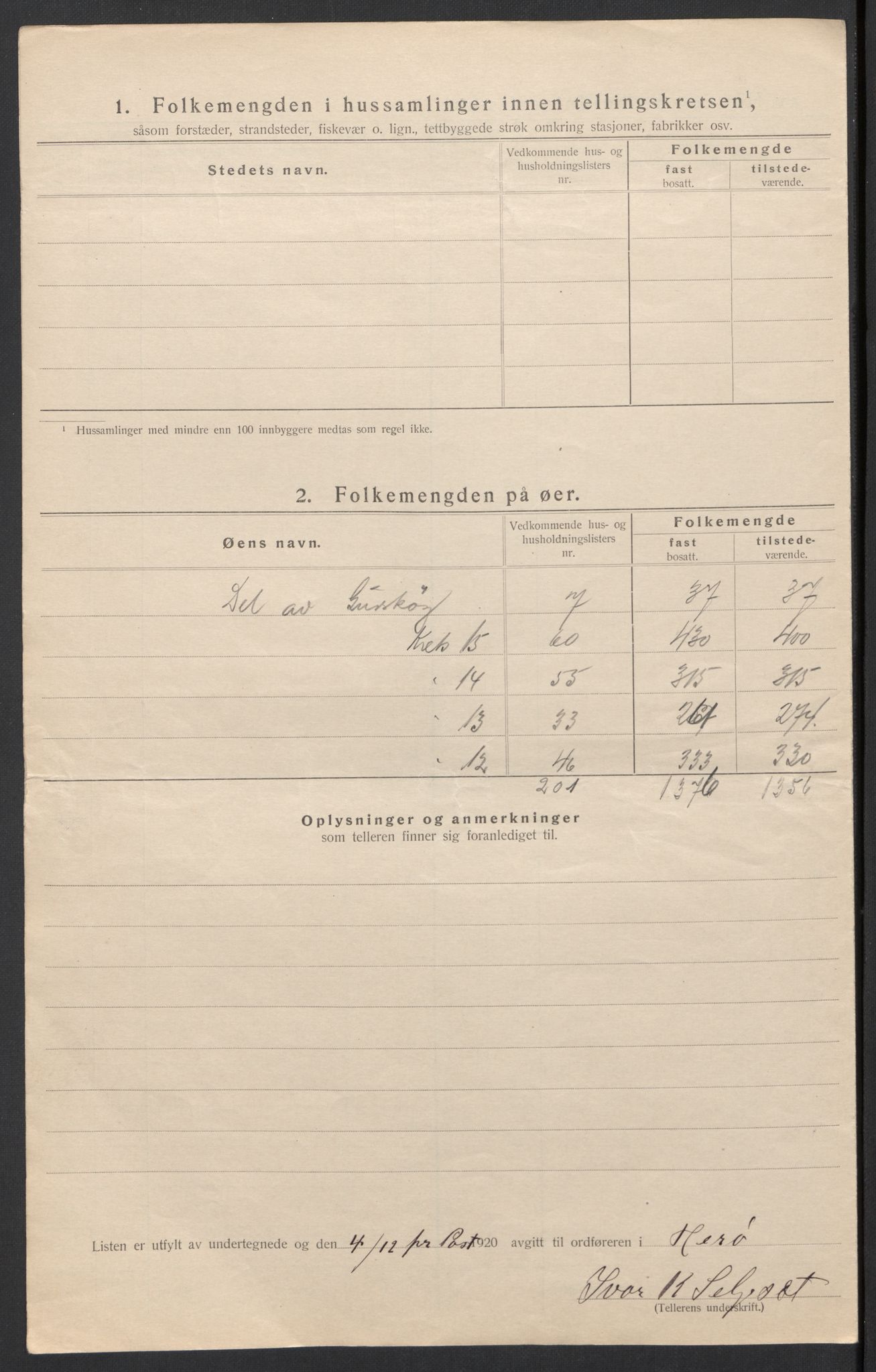 SAT, 1920 census for Herøy (MR), 1920, p. 53