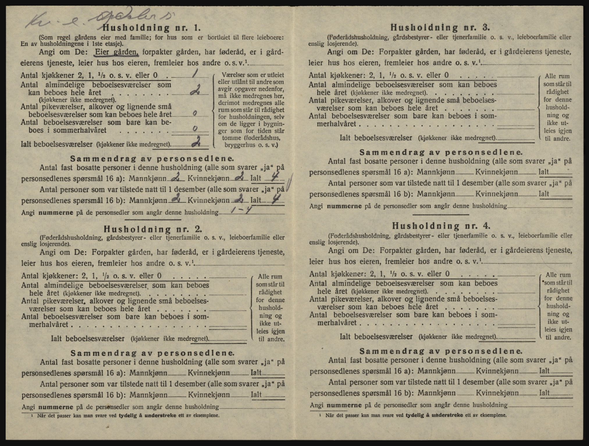 SAO, 1920 census for Glemmen, 1920, p. 2810