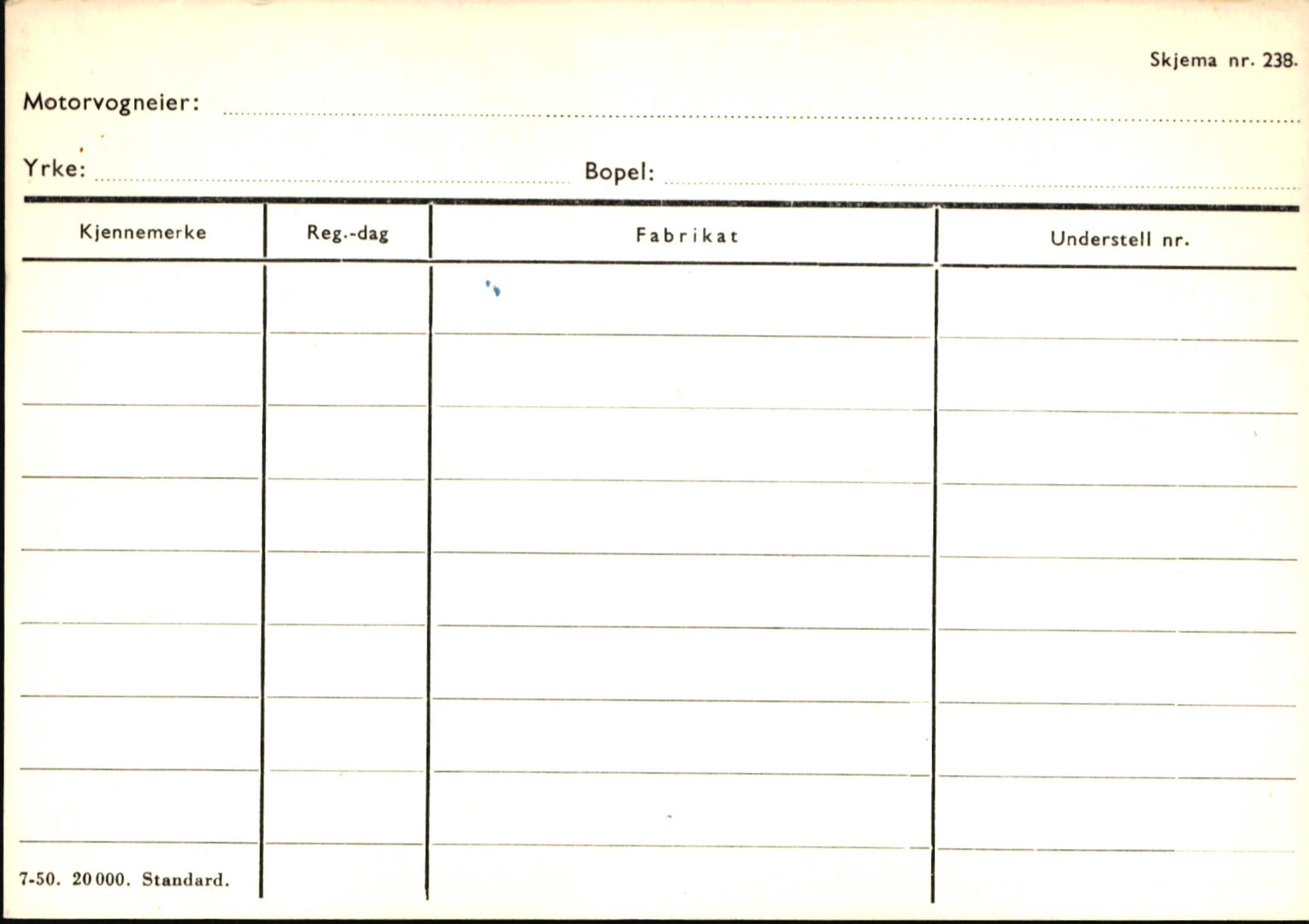 Statens vegvesen, Sogn og Fjordane vegkontor, AV/SAB-A-5301/4/F/L0146: Registerkort Årdal R-Å samt diverse kort, 1945-1975, p. 237