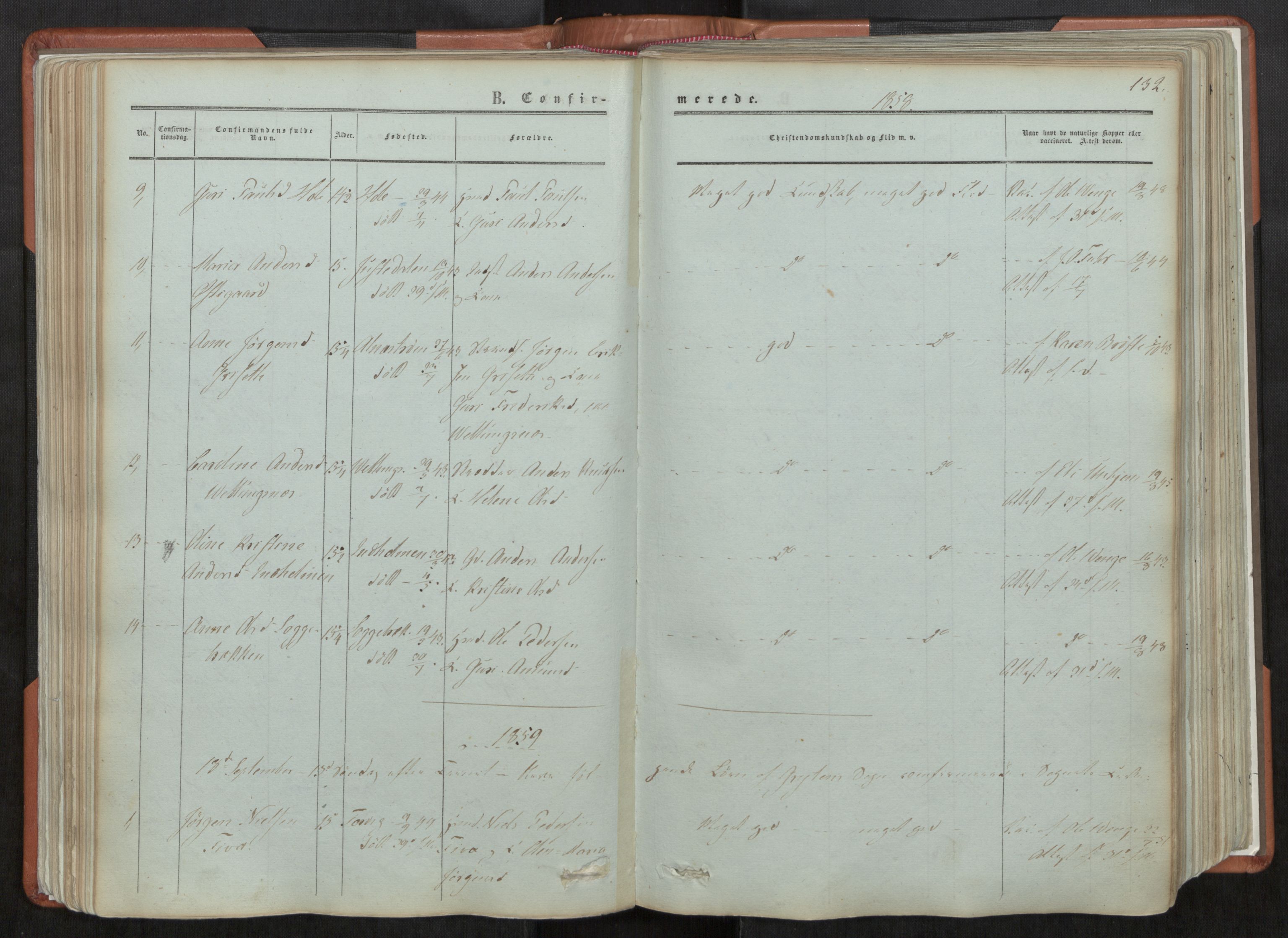 Ministerialprotokoller, klokkerbøker og fødselsregistre - Møre og Romsdal, AV/SAT-A-1454/544/L0572: Parish register (official) no. 544A05, 1854-1886, p. 132