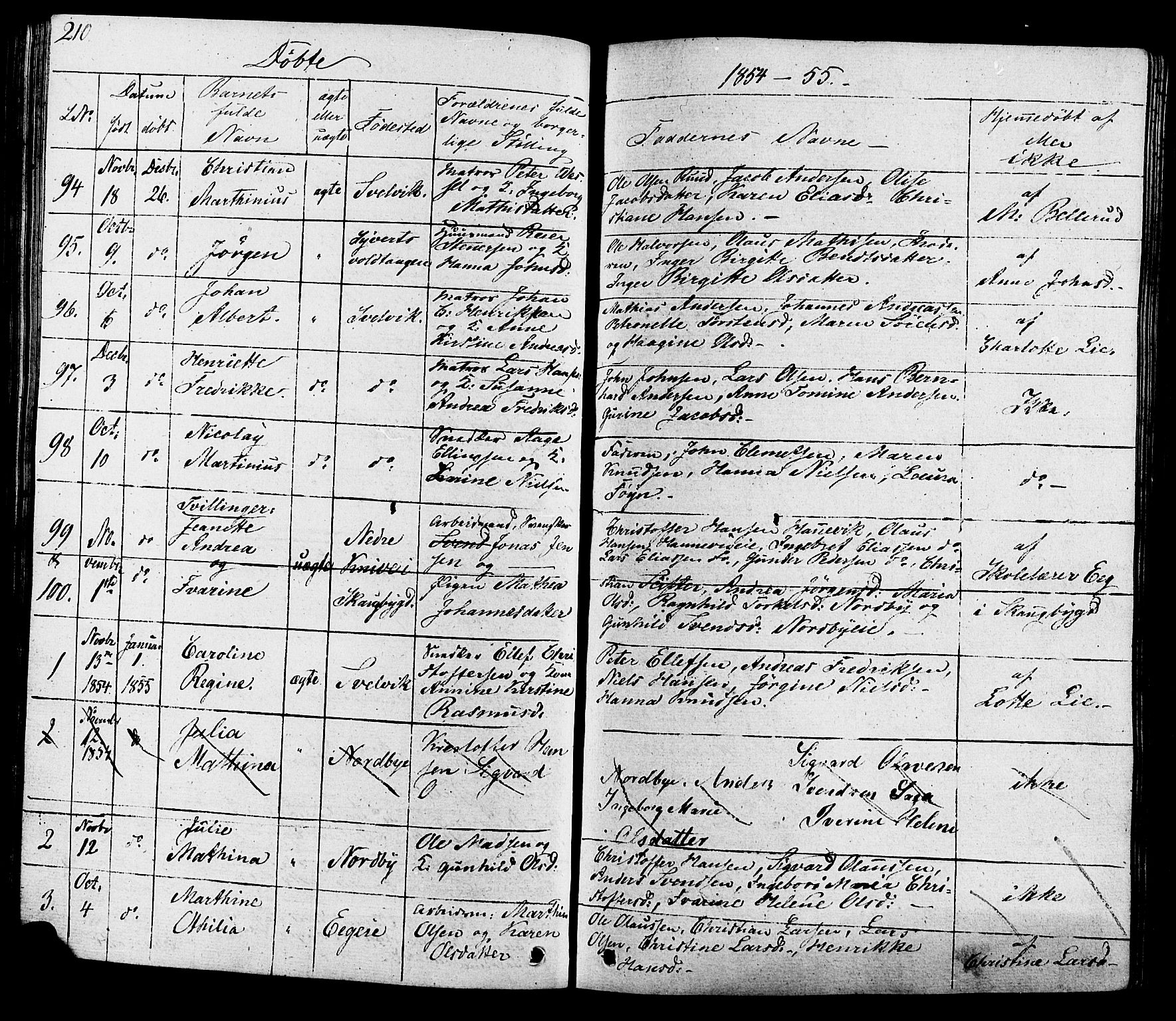 Hurum kirkebøker, SAKO/A-229/G/Ga/L0002: Parish register (copy) no. I 2, 1827-1857, p. 210