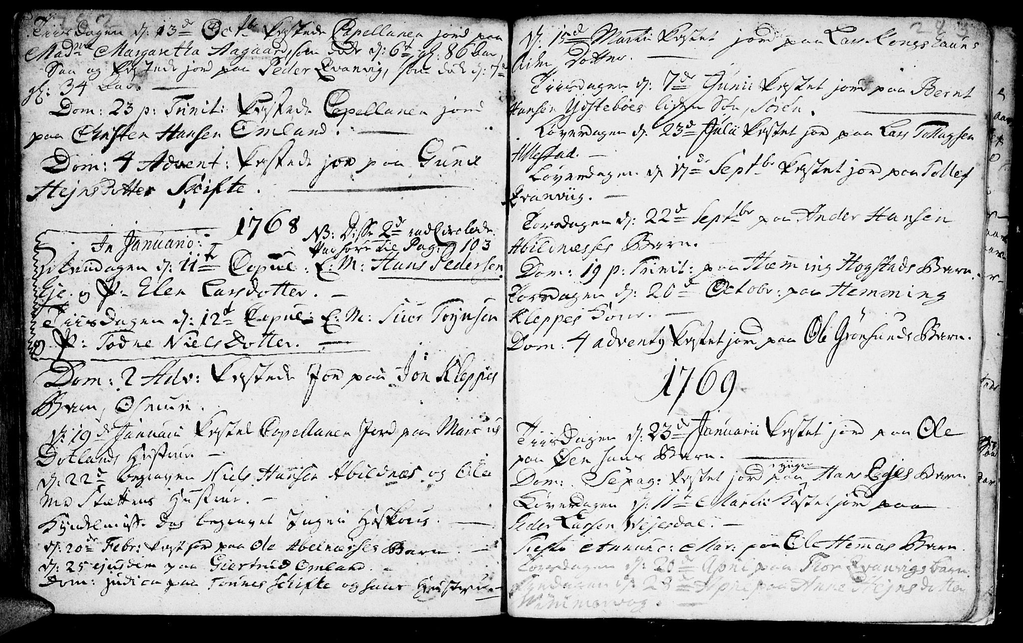 Flekkefjord sokneprestkontor, AV/SAK-1111-0012/F/Fa/Fab/L0001: Parish register (official) no. A 1, 1750-1780, p. 282-283