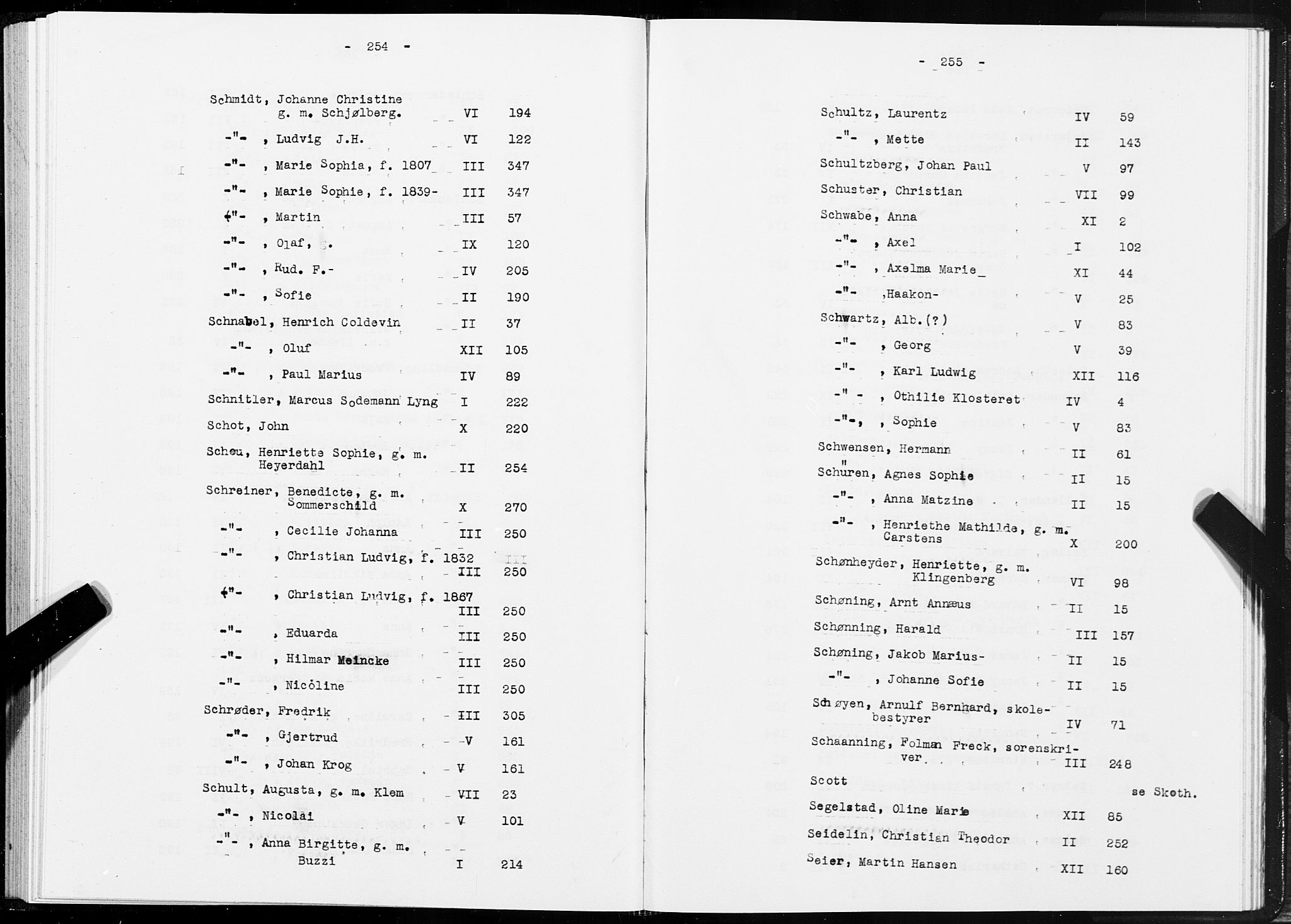 SAT, 1875 census for 1601 Trondheim, 1875, p. 254-255