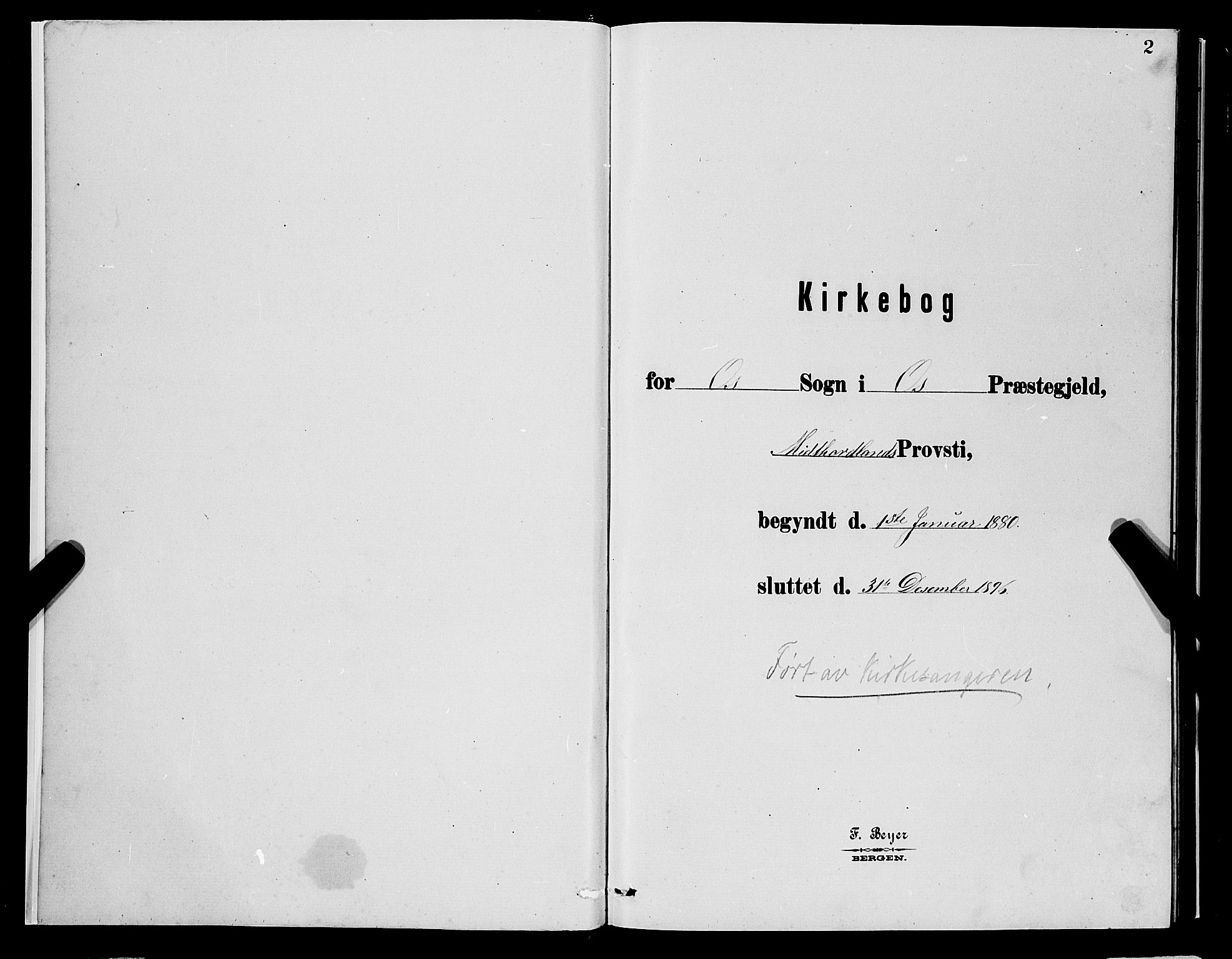 Os sokneprestembete, SAB/A-99929: Parish register (copy) no. A 2, 1880-1896, p. 2