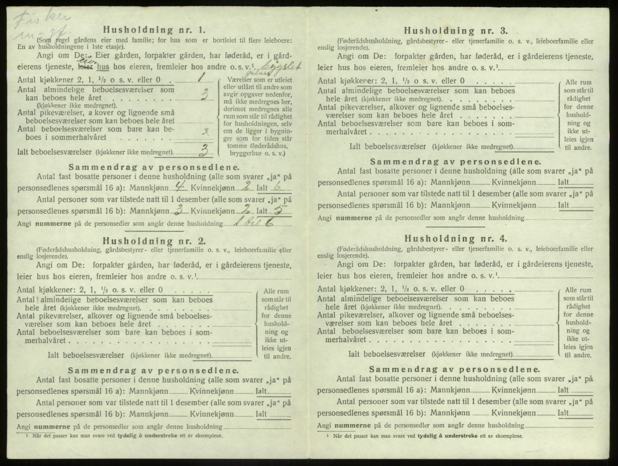 SAB, 1920 census for Sør-Vågsøy, 1920, p. 299