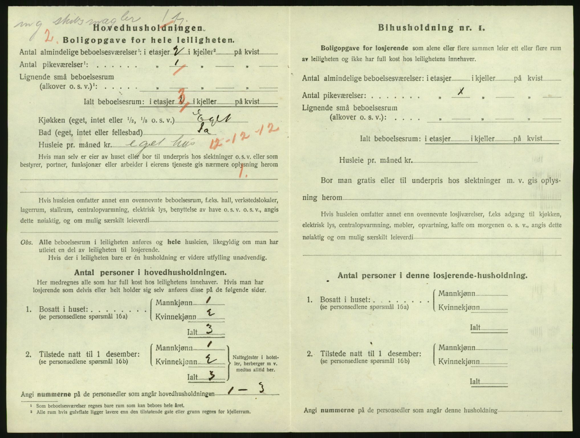 SAK, 1920 census for Grimstad, 1920, p. 1678