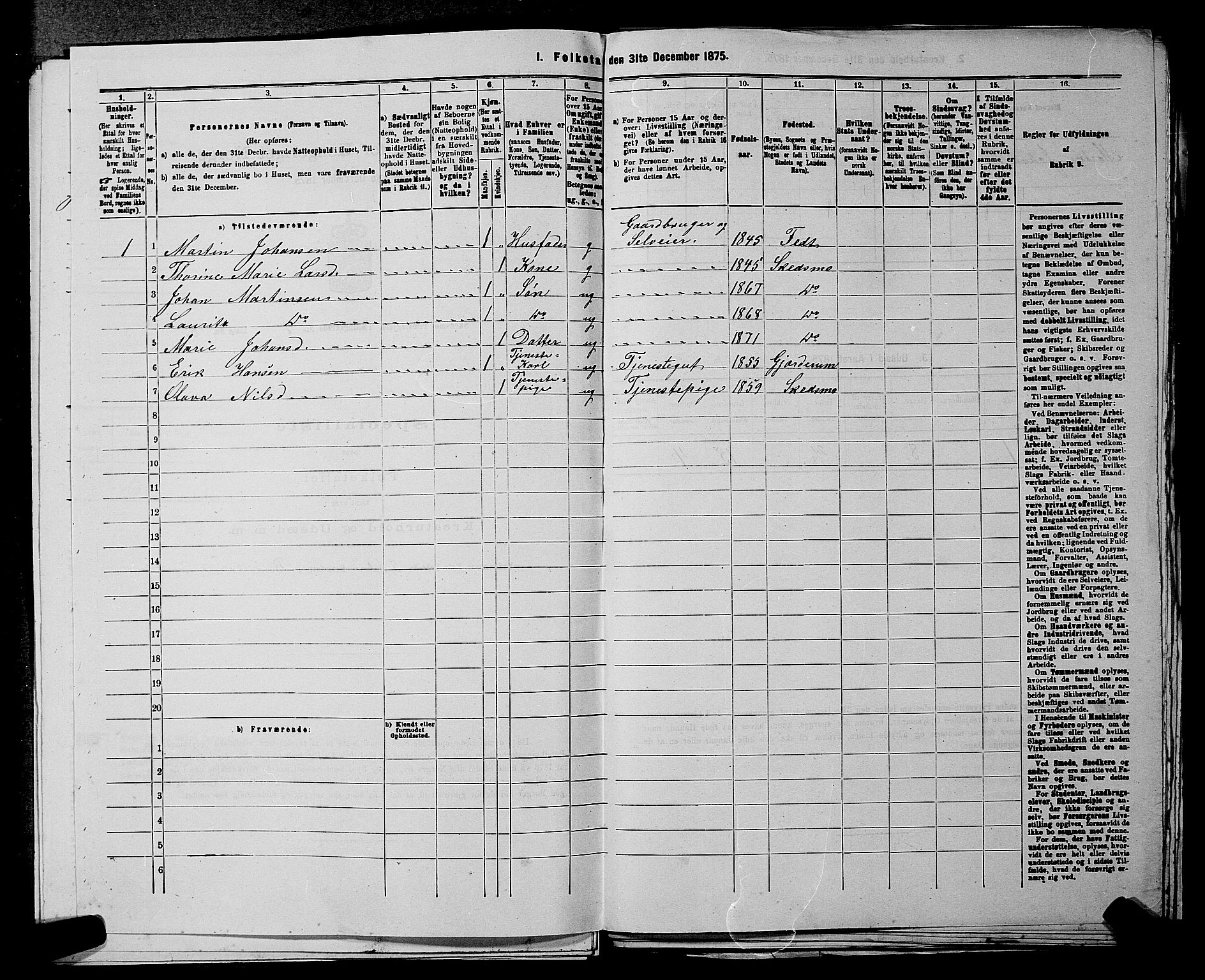 RA, 1875 census for 0231P Skedsmo, 1875, p. 59