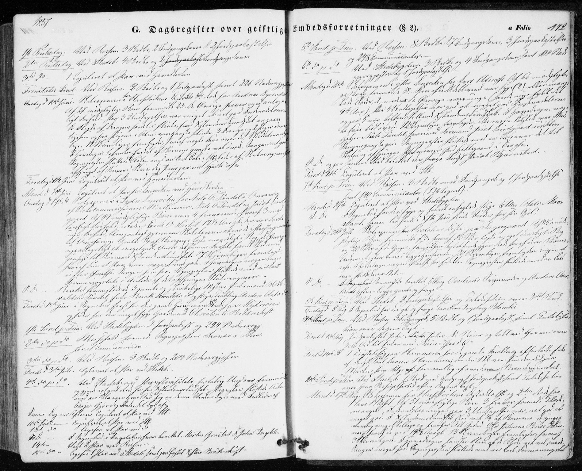 Ministerialprotokoller, klokkerbøker og fødselsregistre - Sør-Trøndelag, SAT/A-1456/646/L0611: Parish register (official) no. 646A09, 1848-1857, p. 472