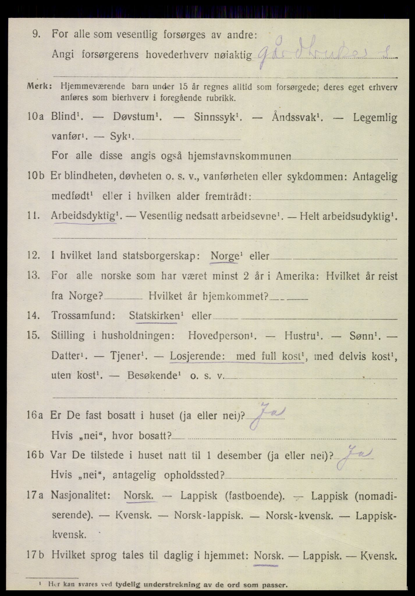 SAT, 1920 census for Hemnes, 1920, p. 8345