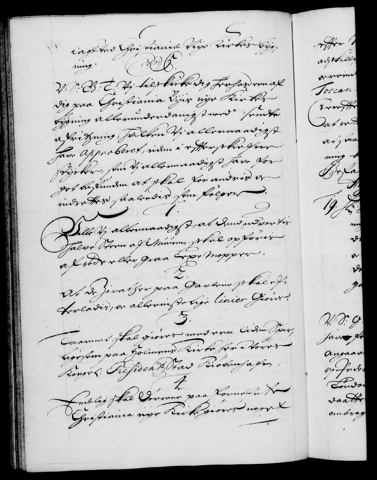 Danske Kanselli 1572-1799, AV/RA-EA-3023/F/Fc/Fca/Fcab/L0015: Norske tegnelser (mikrofilm), 1692-1699, p. 161b