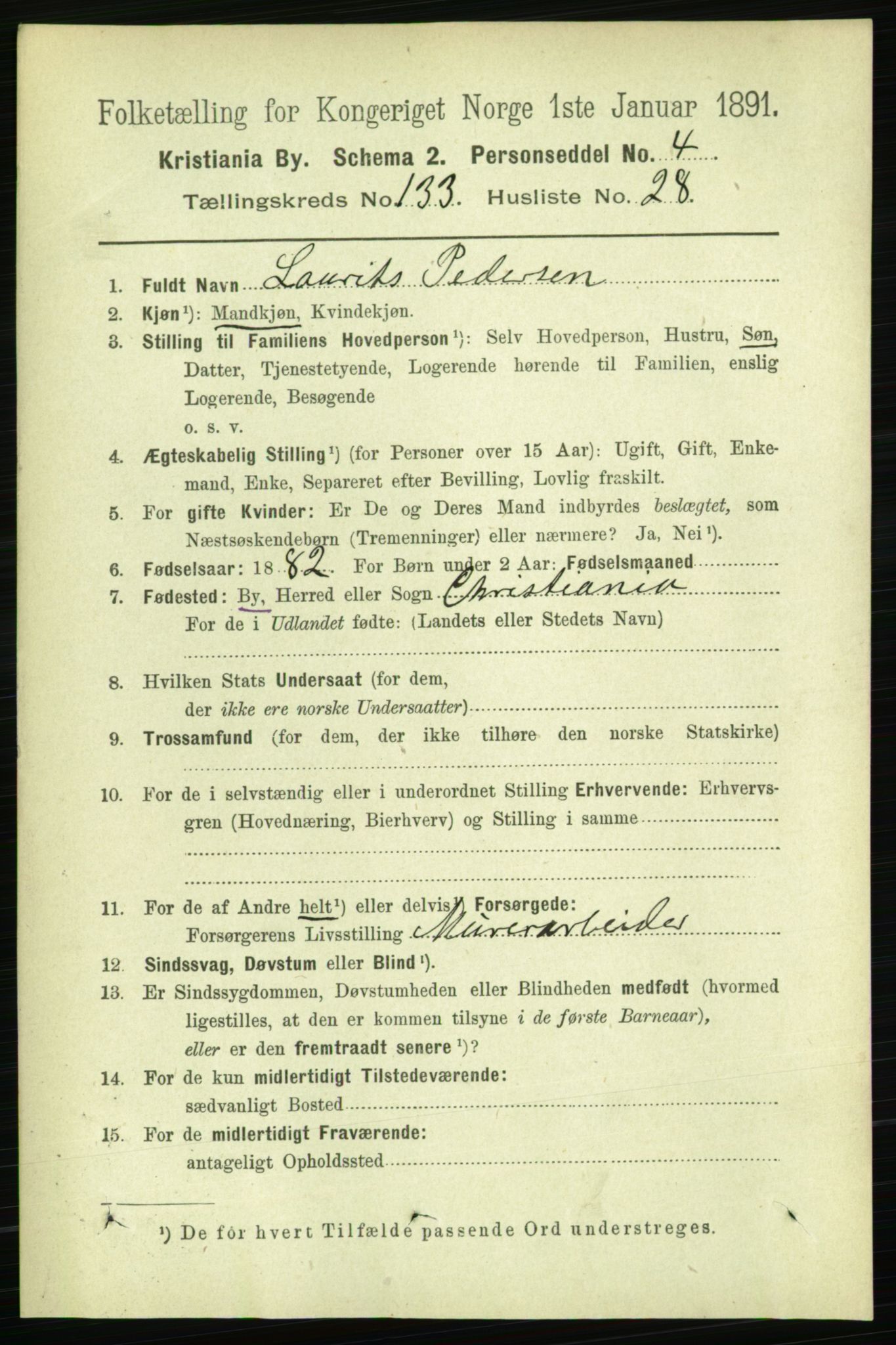 RA, 1891 census for 0301 Kristiania, 1891, p. 73029