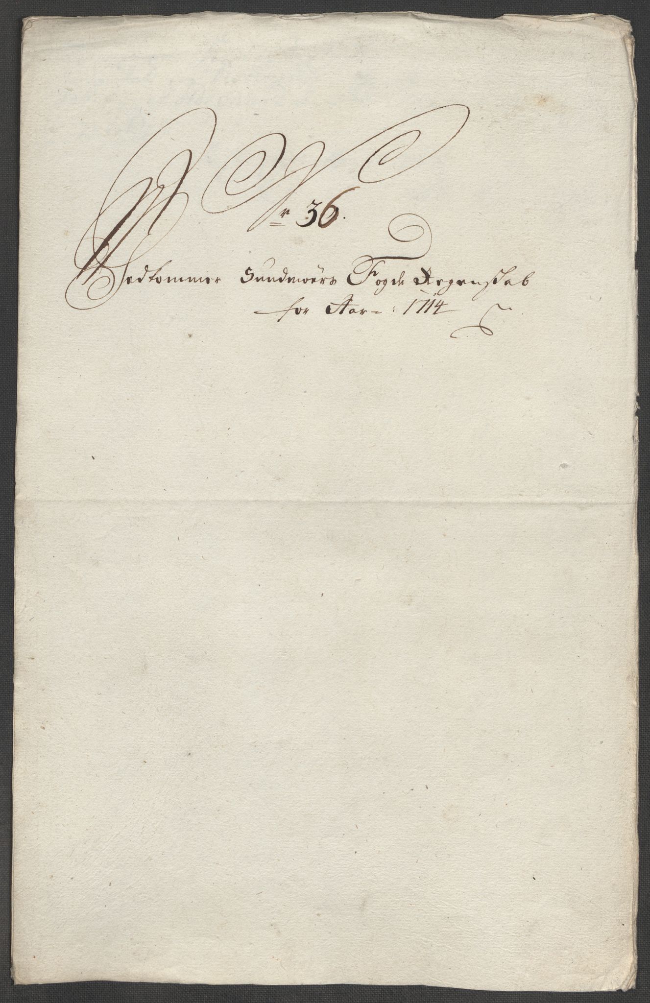 Rentekammeret inntil 1814, Reviderte regnskaper, Fogderegnskap, AV/RA-EA-4092/R54/L3566: Fogderegnskap Sunnmøre, 1714, p. 265