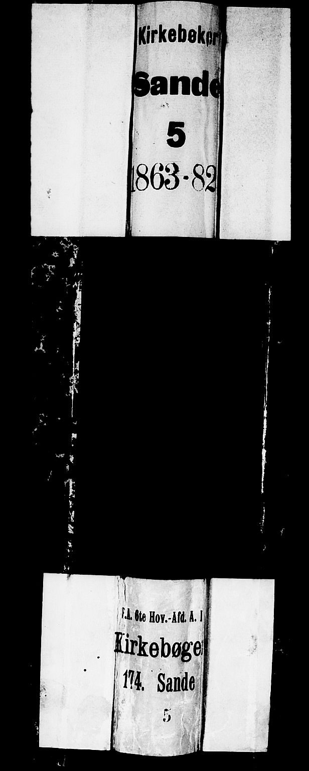 Sande Kirkebøker, AV/SAKO-A-53/G/Ga/L0003: Parish register (copy) no. 3, 1864-1882