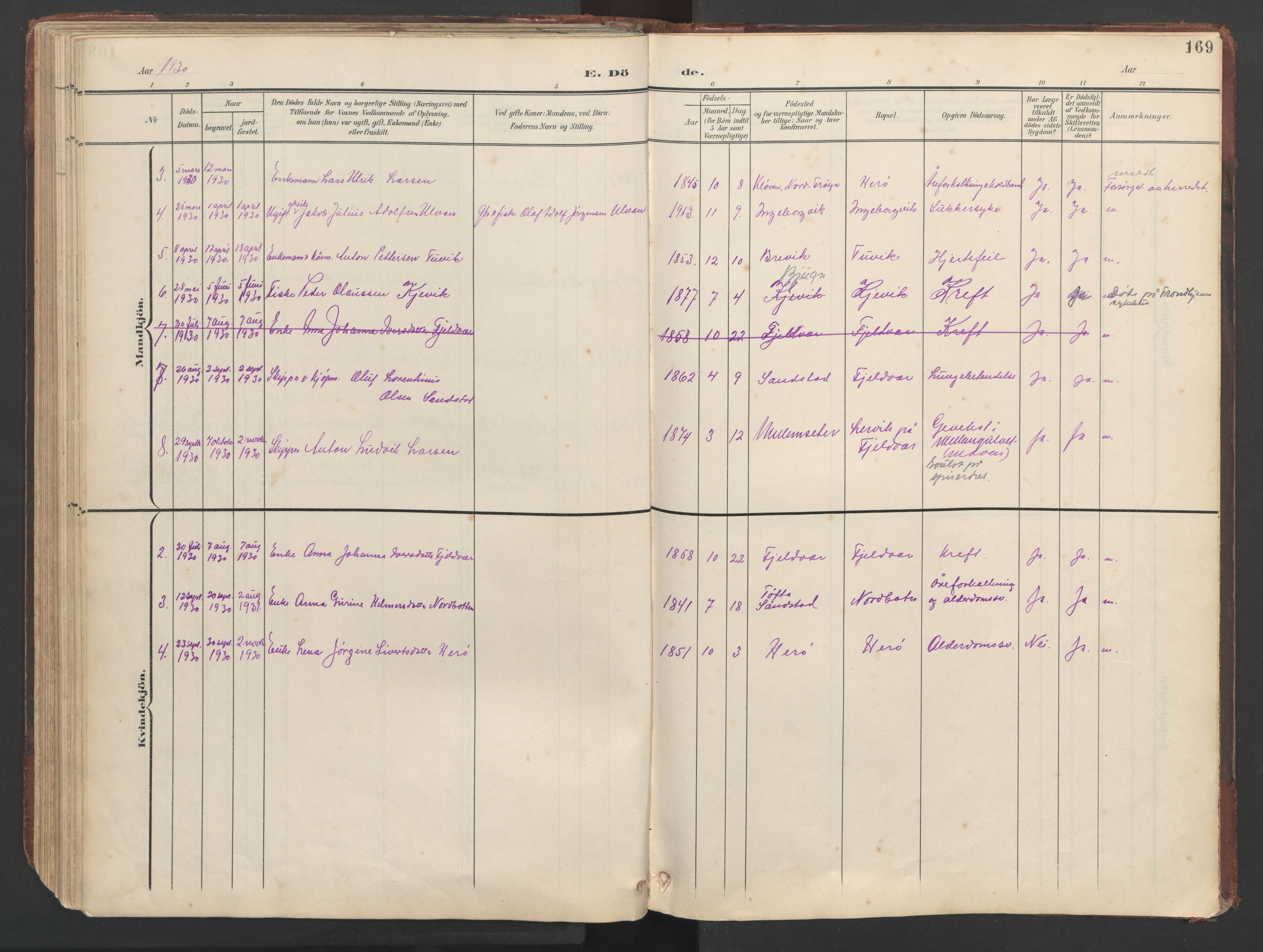 Ministerialprotokoller, klokkerbøker og fødselsregistre - Sør-Trøndelag, AV/SAT-A-1456/638/L0571: Parish register (copy) no. 638C03, 1901-1930, p. 169