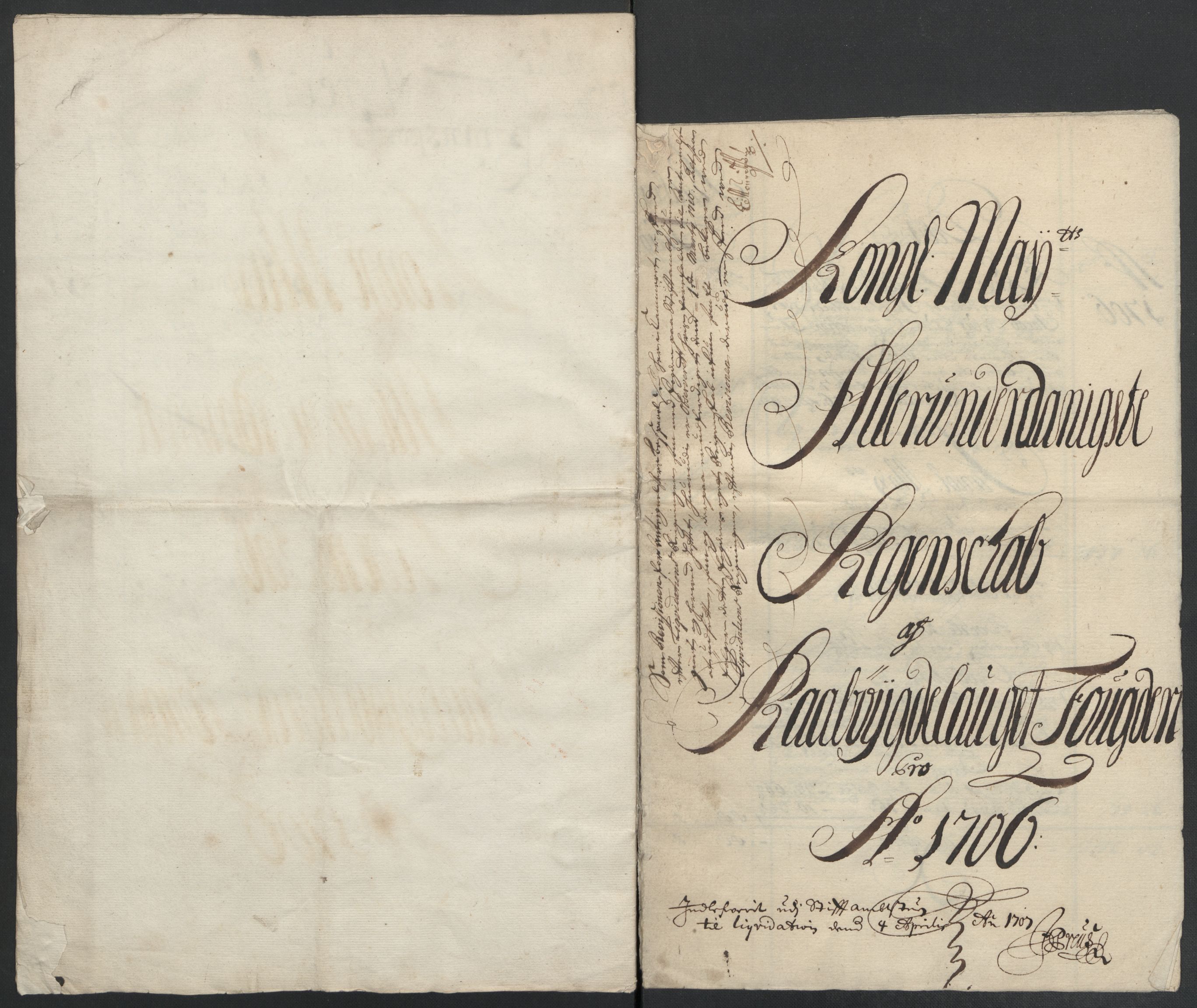 Rentekammeret inntil 1814, Reviderte regnskaper, Fogderegnskap, AV/RA-EA-4092/R40/L2448: Fogderegnskap Råbyggelag, 1706-1708, p. 8