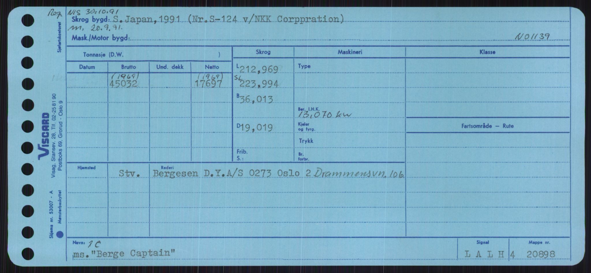 Sjøfartsdirektoratet med forløpere, Skipsmålingen, RA/S-1627/H/Ha/L0001/0001: Fartøy, A-Eig / Fartøy A-Bjøn, p. 765