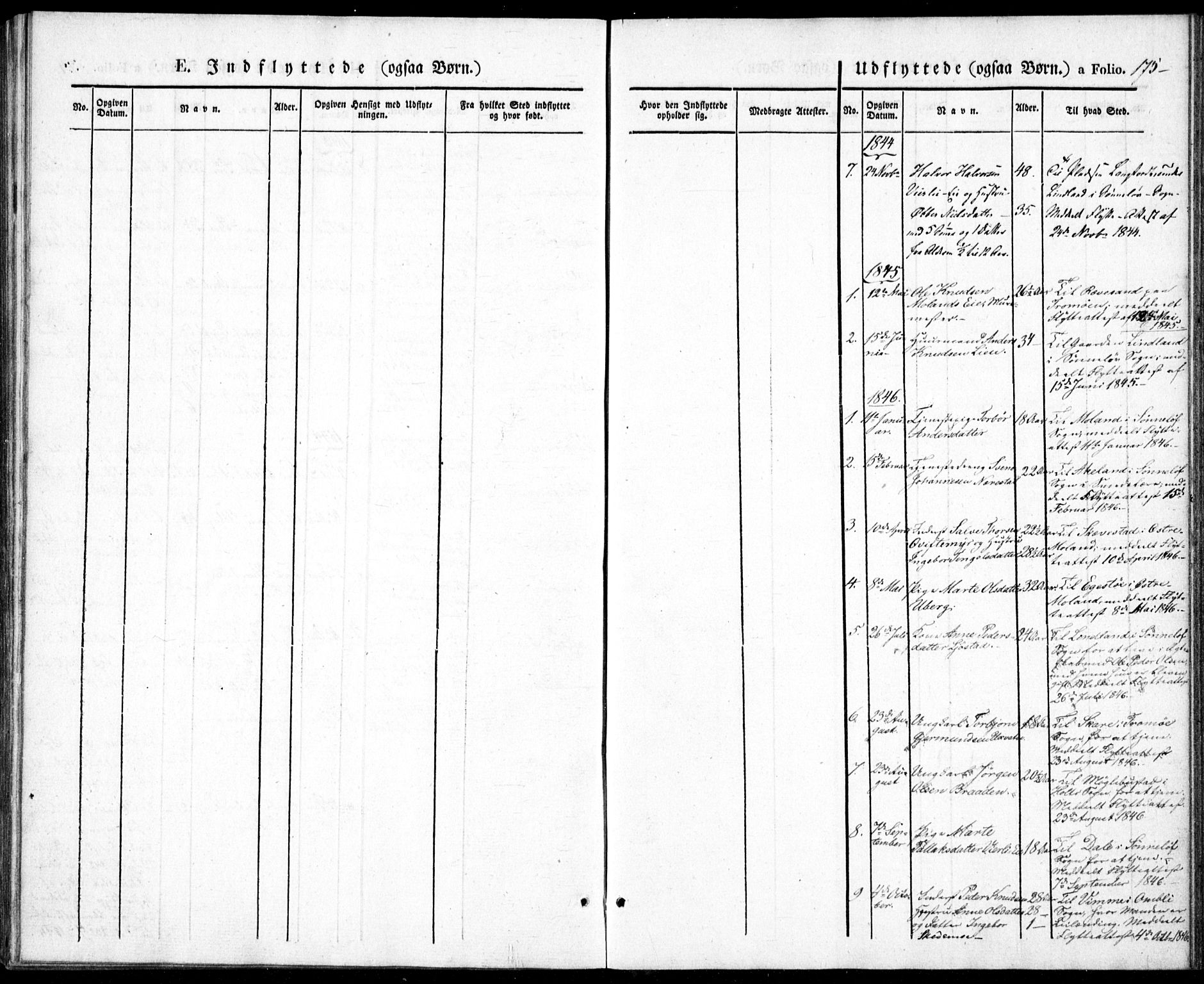 Gjerstad sokneprestkontor, AV/SAK-1111-0014/F/Fa/Fab/L0002: Parish register (official) no. A 2, 1835-1852, p. 175