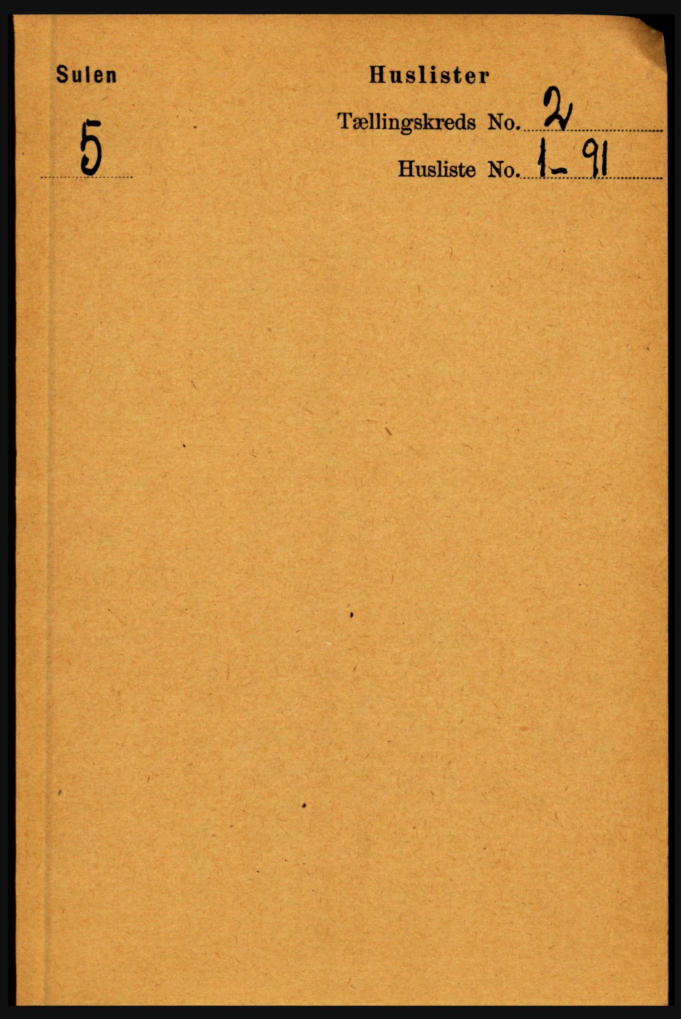 RA, 1891 census for 1412 Solund, 1891, p. 518