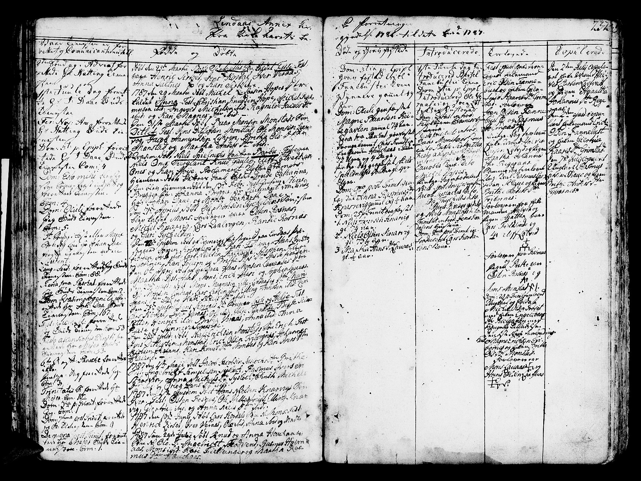 Lindås Sokneprestembete, SAB/A-76701/H/Haa: Parish register (official) no. A 4, 1764-1791, p. 232
