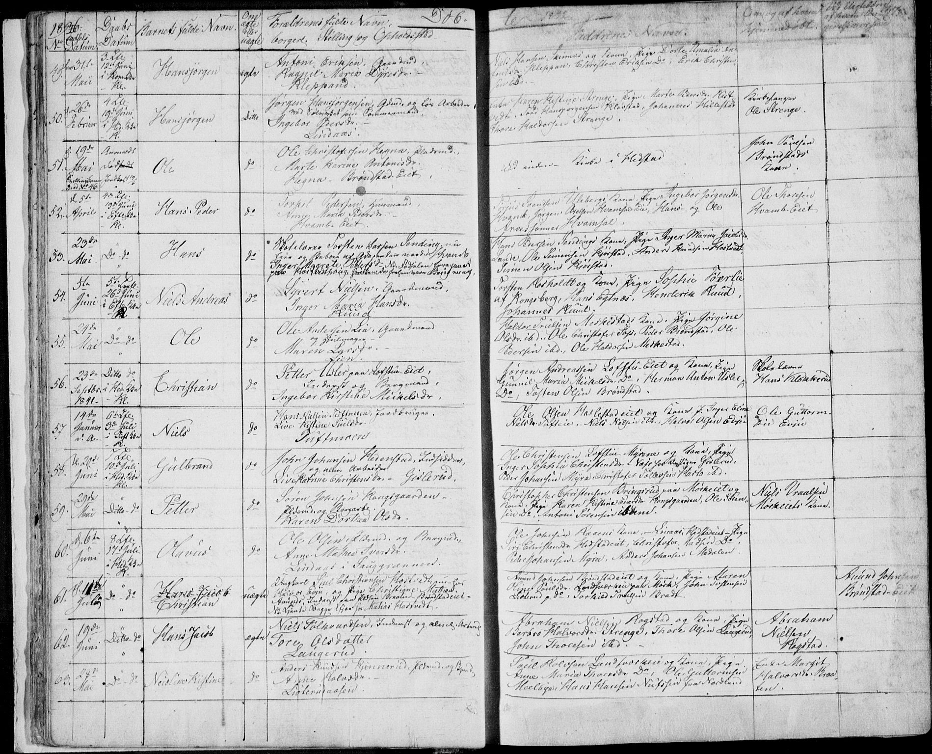 Sandsvær kirkebøker, AV/SAKO-A-244/F/Fa/L0005: Parish register (official) no. I 5, 1840-1856, p. 36-37