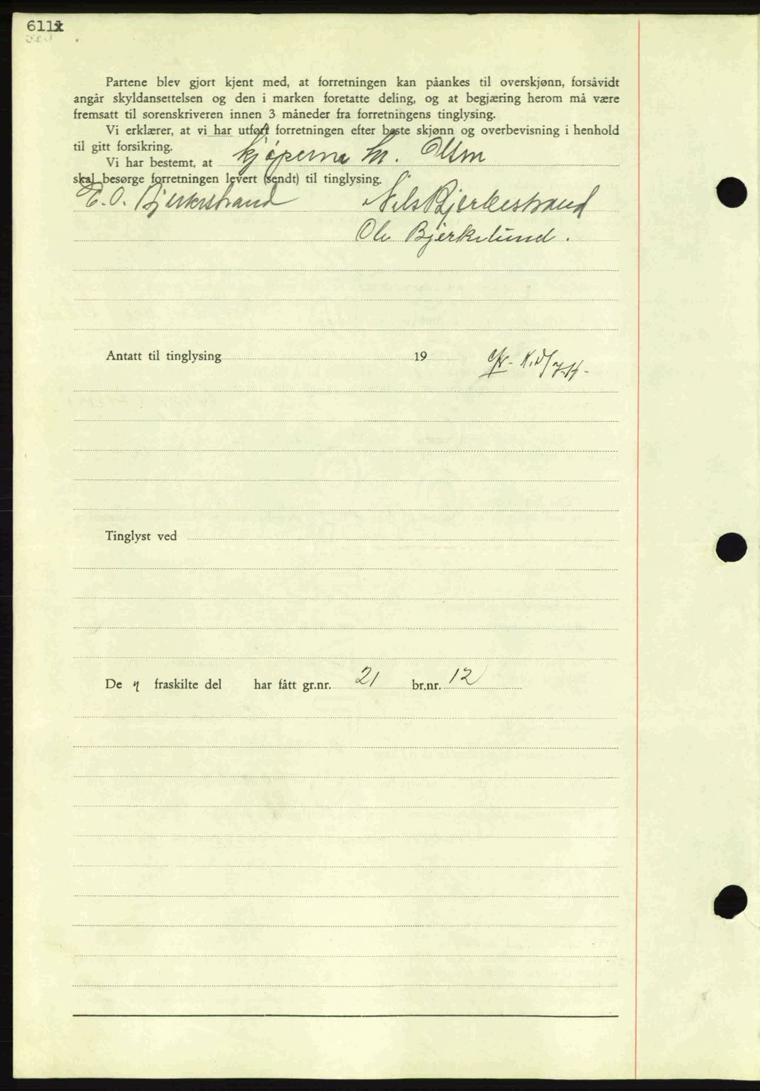 Nordmøre sorenskriveri, AV/SAT-A-4132/1/2/2Ca: Mortgage book no. A81, 1937-1937, Diary no: : 1148/1937