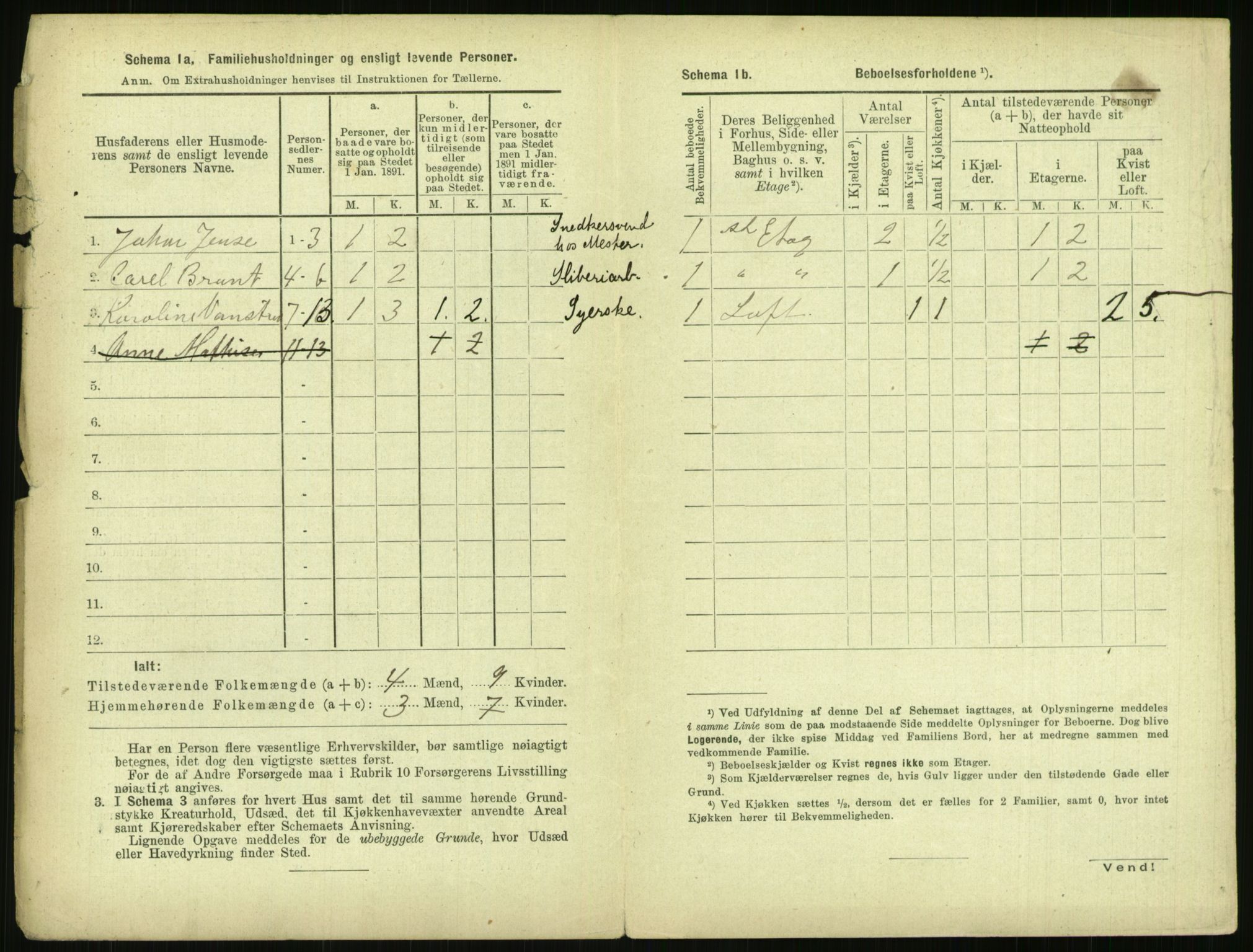 RA, 1891 census for 0806 Skien, 1891, p. 801