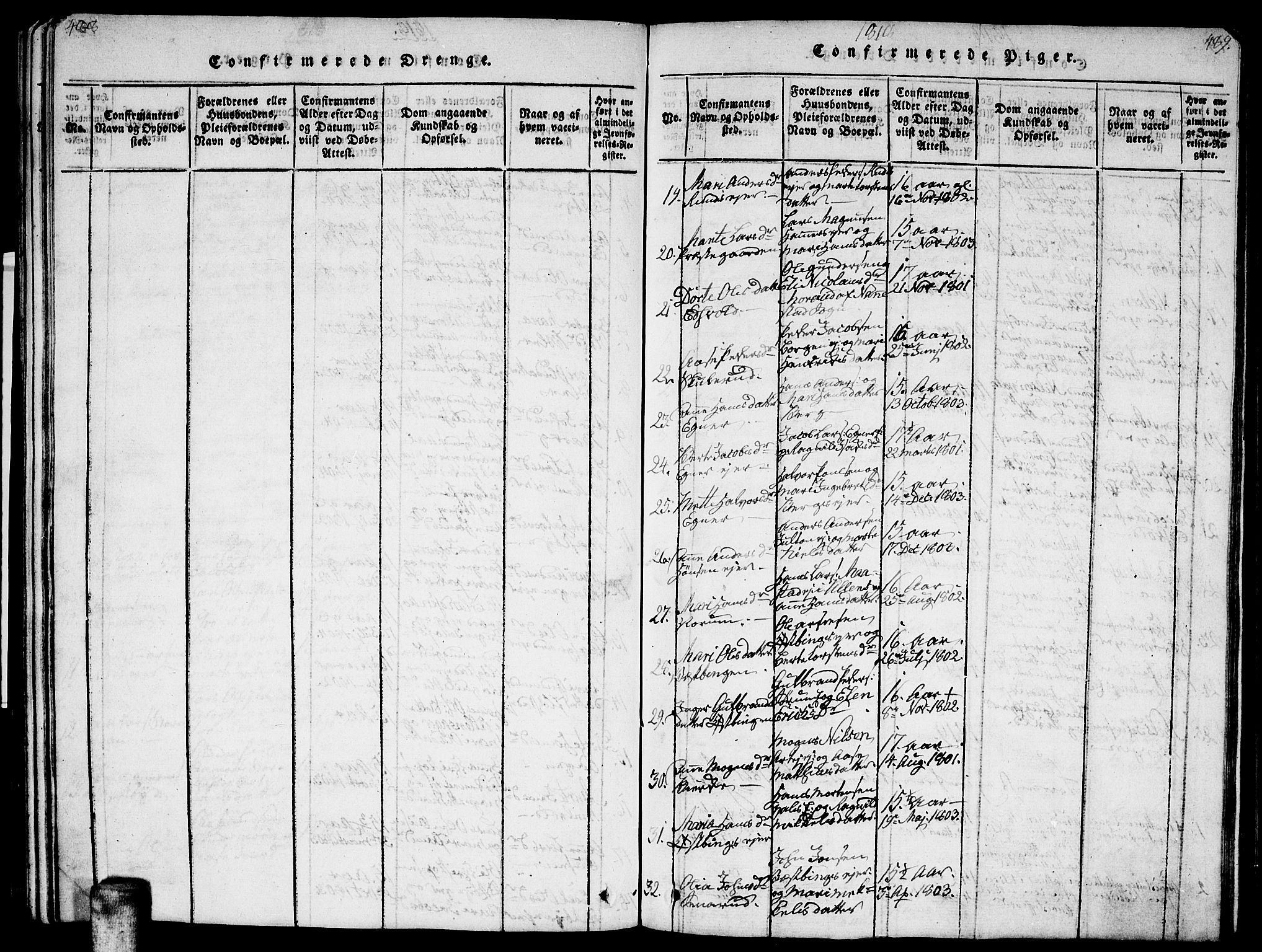 Sørum prestekontor Kirkebøker, SAO/A-10303/G/Ga/L0001: Parish register (copy) no. I 1, 1814-1829, p. 488-489