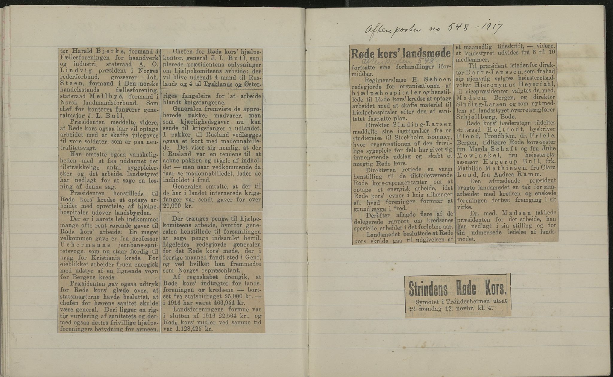 Trondheim Røde Kors, TRKO/PA-1204/A/Ab/L0003: Dagbok forStrinda Røde Kors, 1914-1925, p. 31