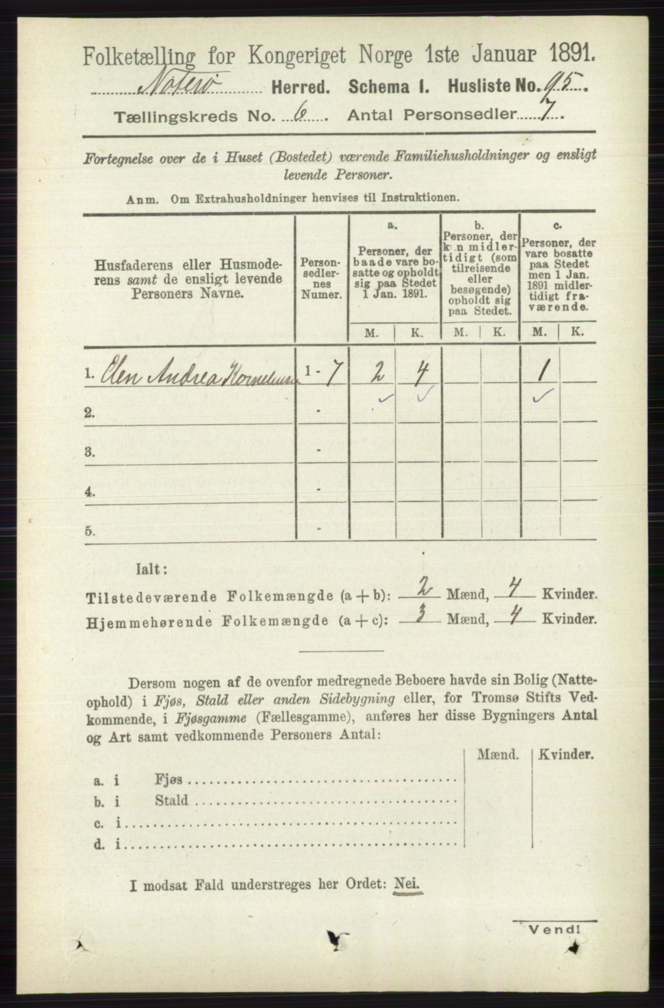 RA, 1891 census for 0722 Nøtterøy, 1891, p. 2844