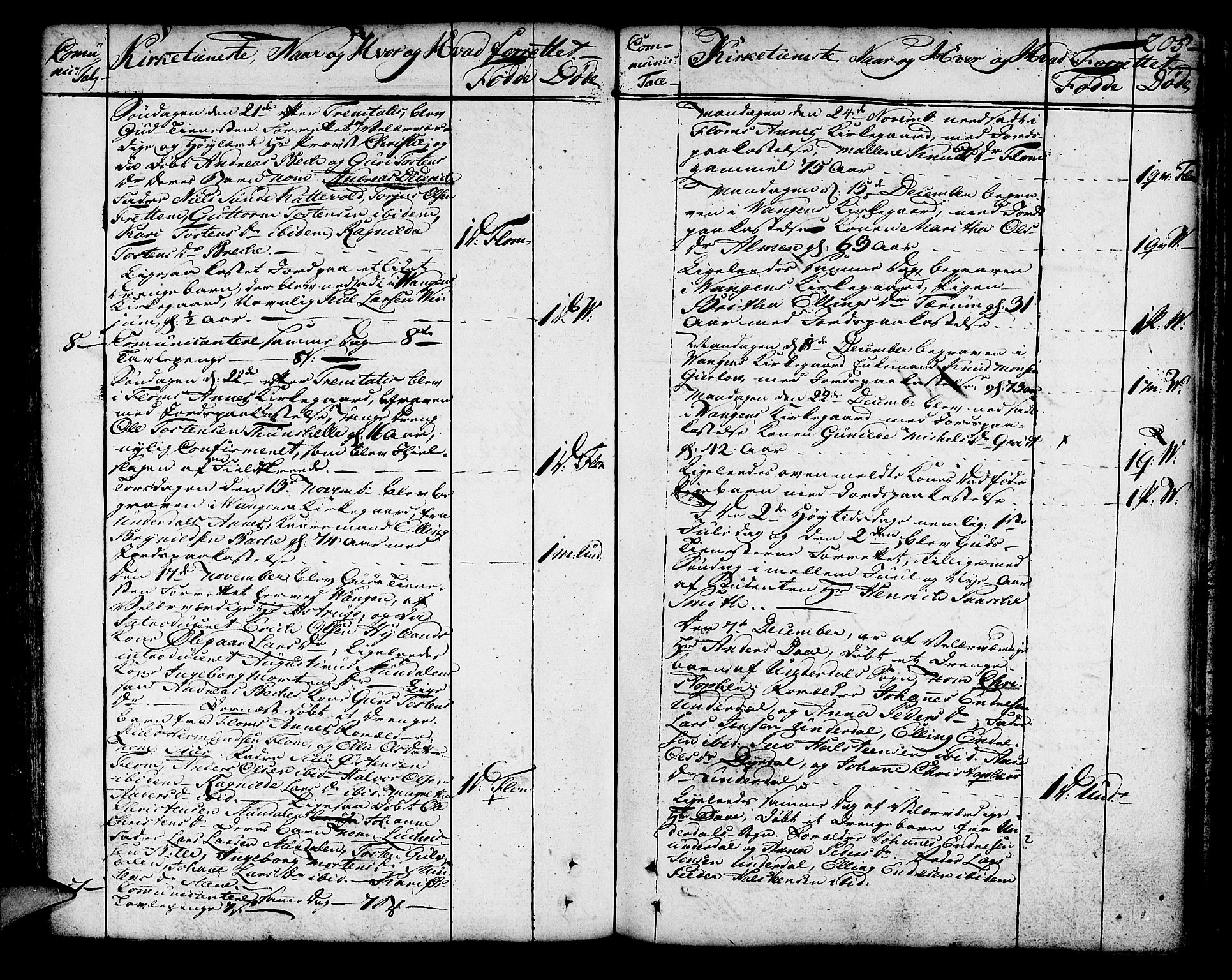 Aurland sokneprestembete, AV/SAB-A-99937/H/Ha/Haa/L0004: Parish register (official) no. A 4, 1756-1801, p. 205