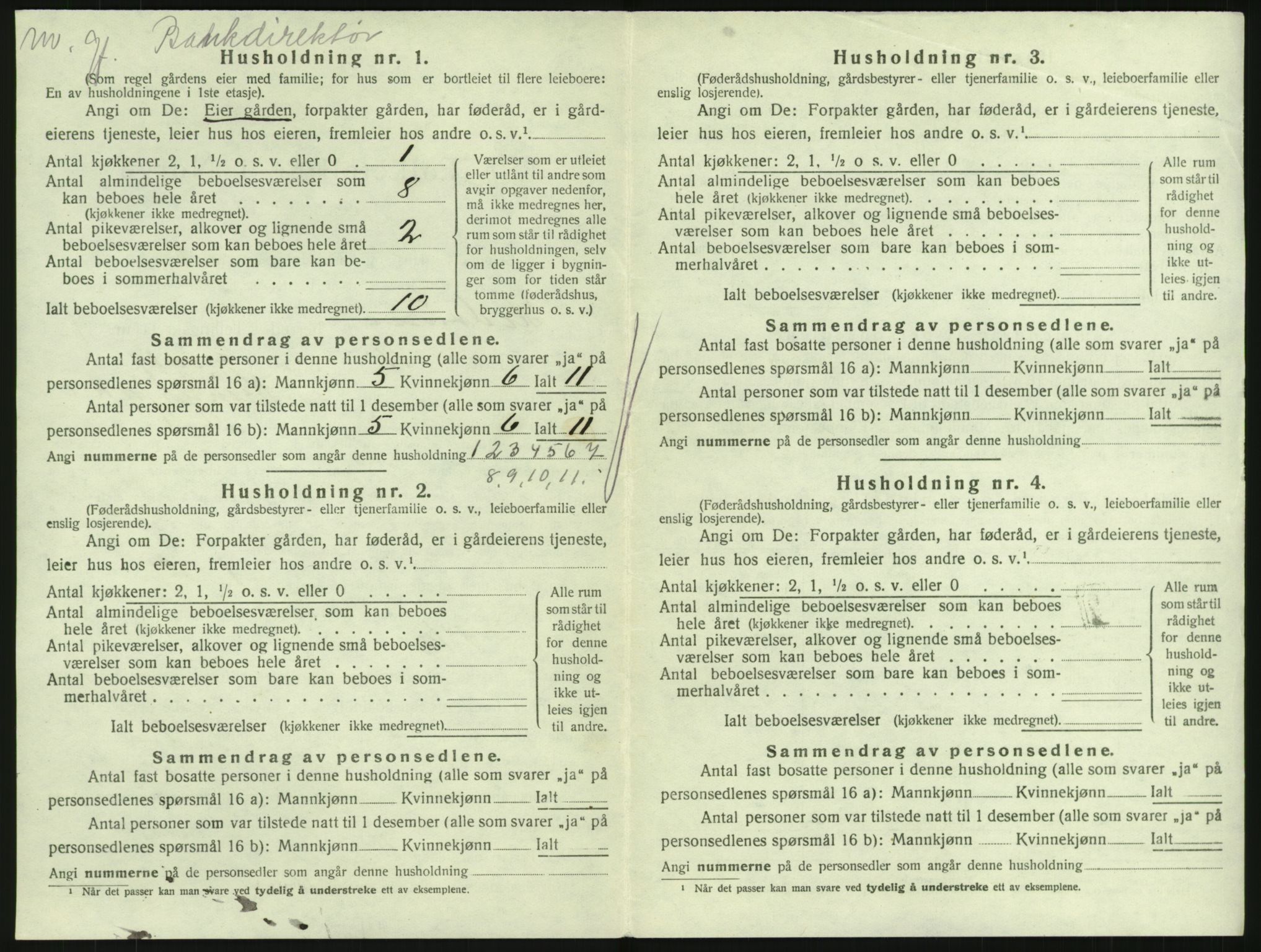 SAKO, 1920 census for Hedrum, 1920, p. 358