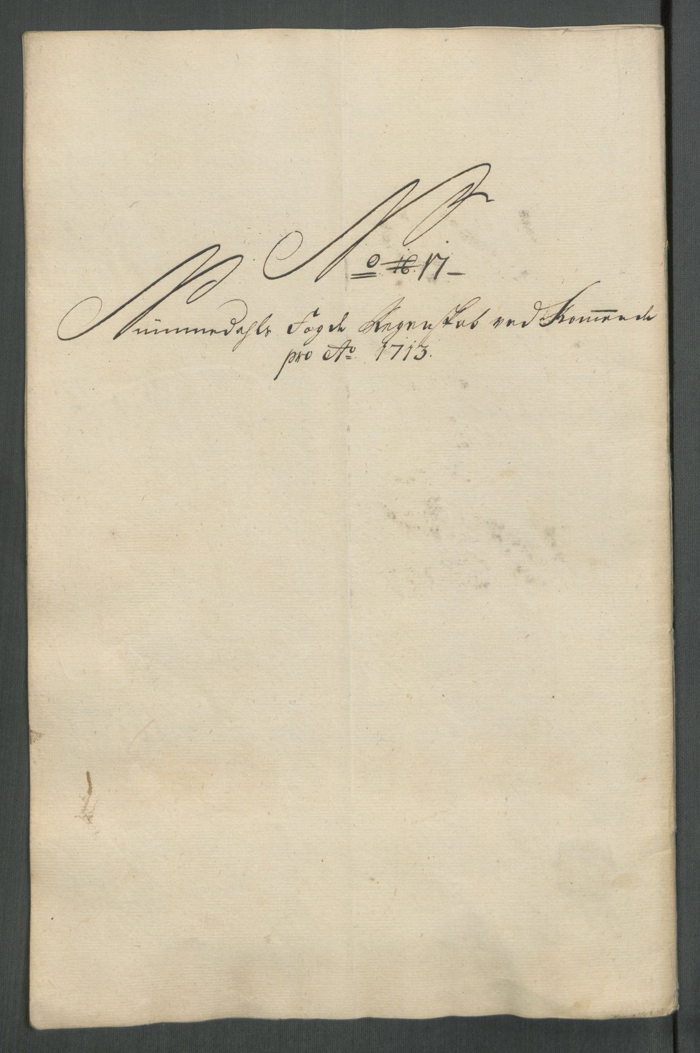 Rentekammeret inntil 1814, Reviderte regnskaper, Fogderegnskap, RA/EA-4092/R64/L4434: Fogderegnskap Namdal, 1713, p. 174