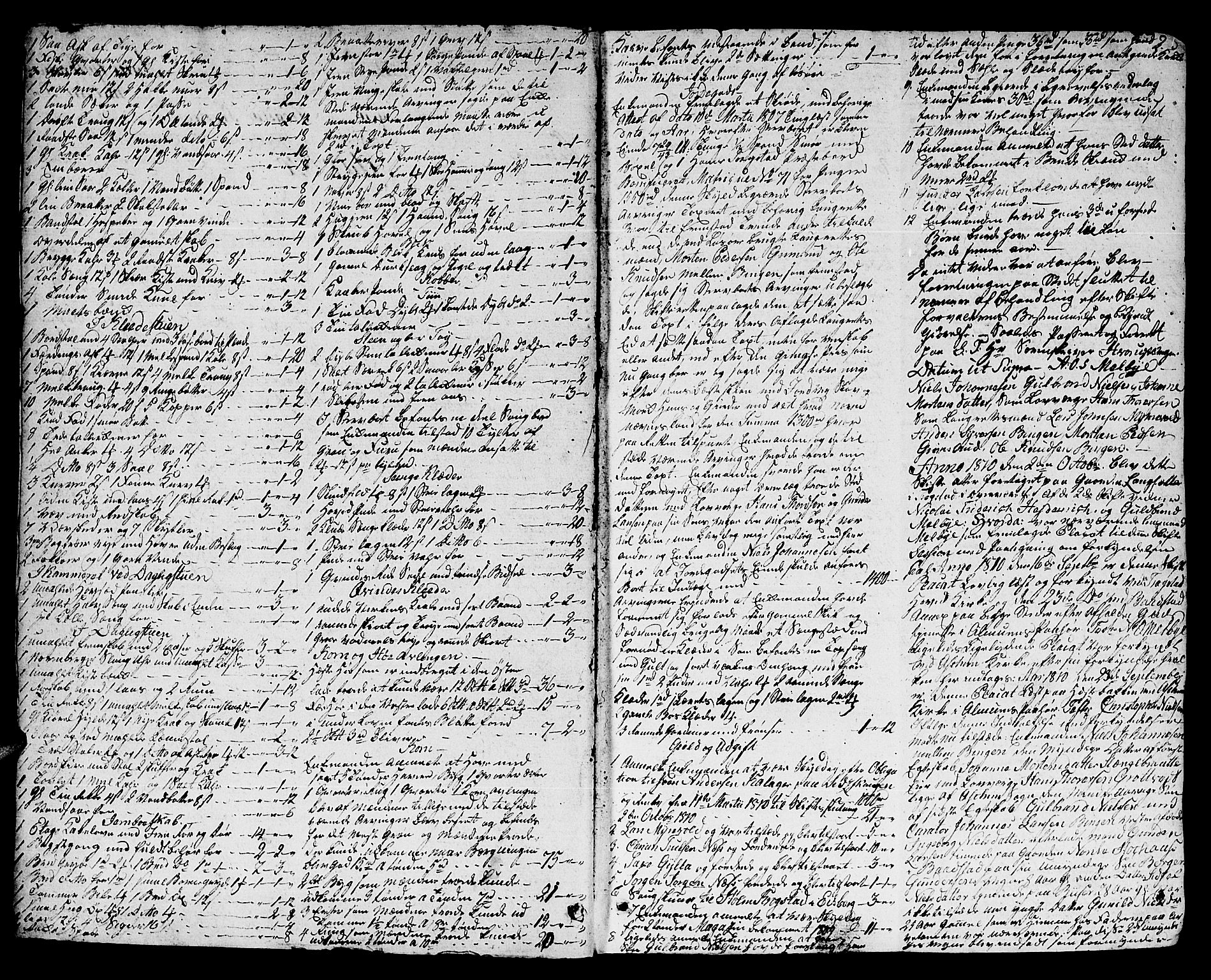 Heggen og Frøland sorenskriveri I, AV/SAO-A-11556/H/Hb/L0011: Skifteprotokoll, 1810-1822, p. 1b-2a