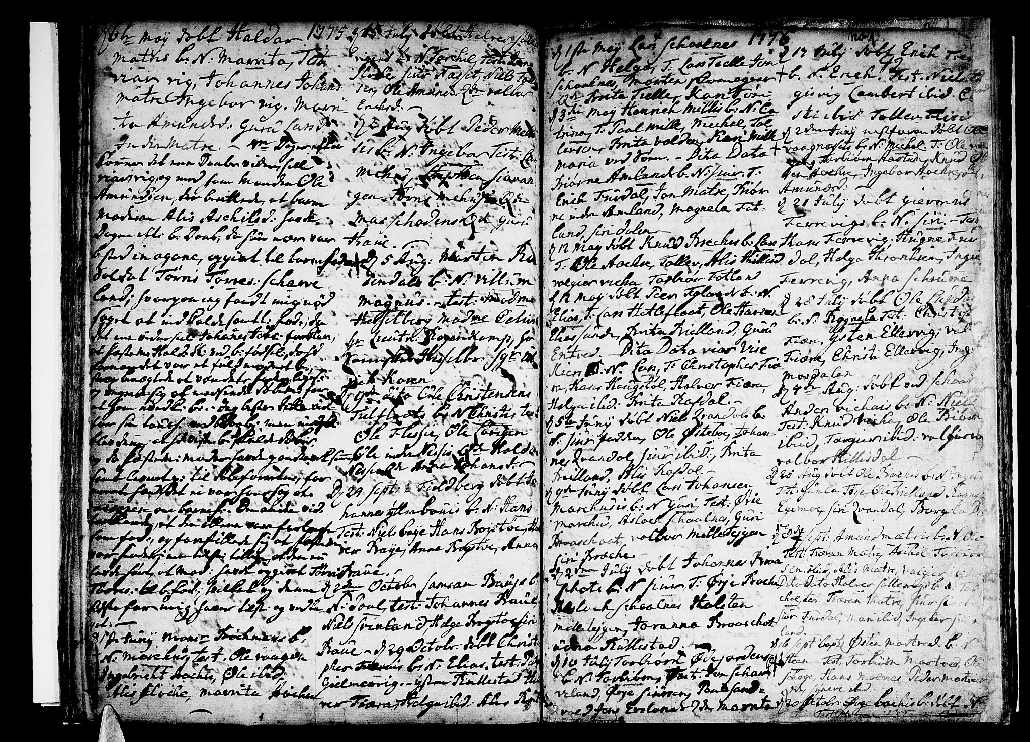 Skånevik sokneprestembete, SAB/A-77801/H/Haa: Parish register (official) no. A 1, 1745-1789, p. 42